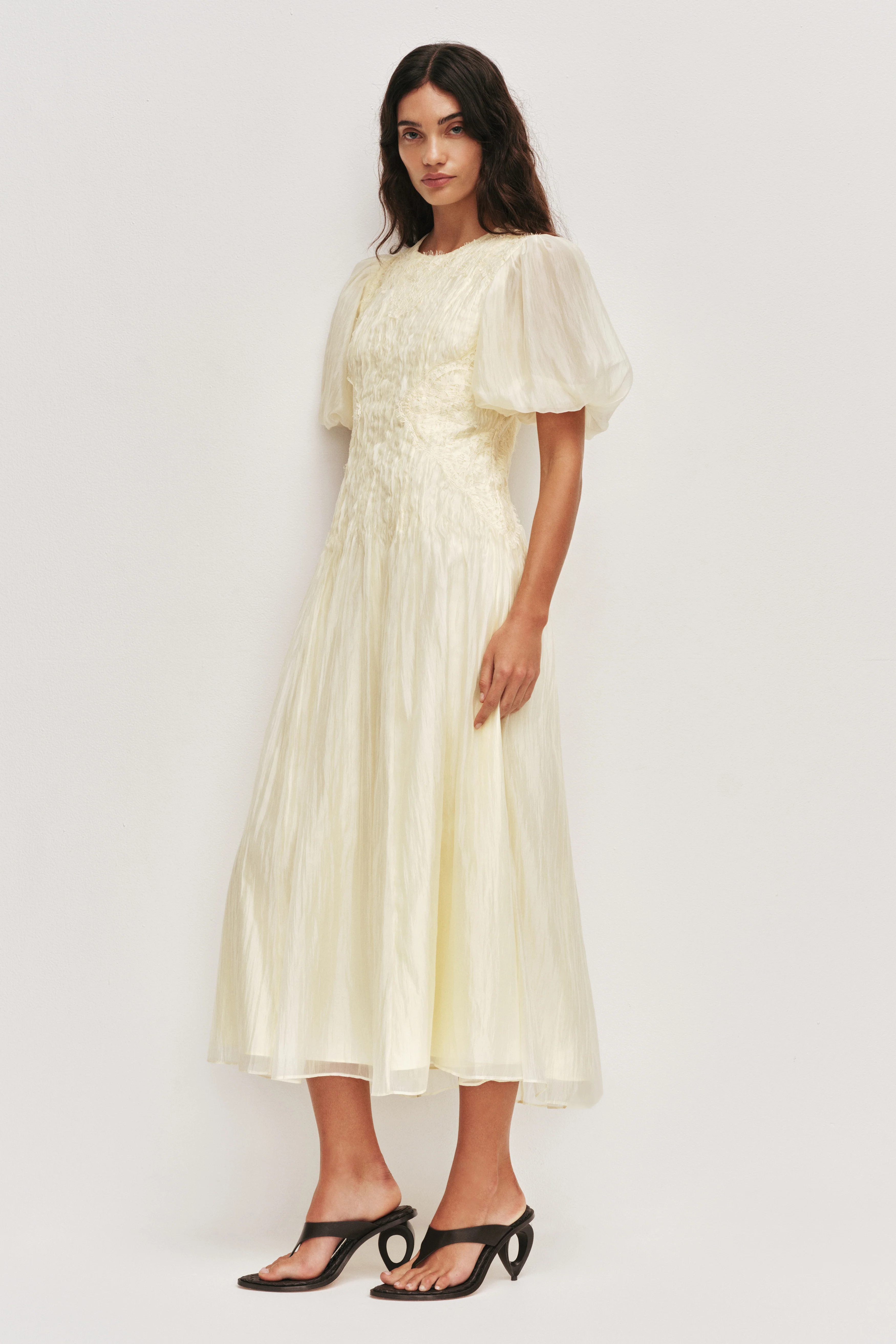 Ophelia Lace Midi Dress - Image 5