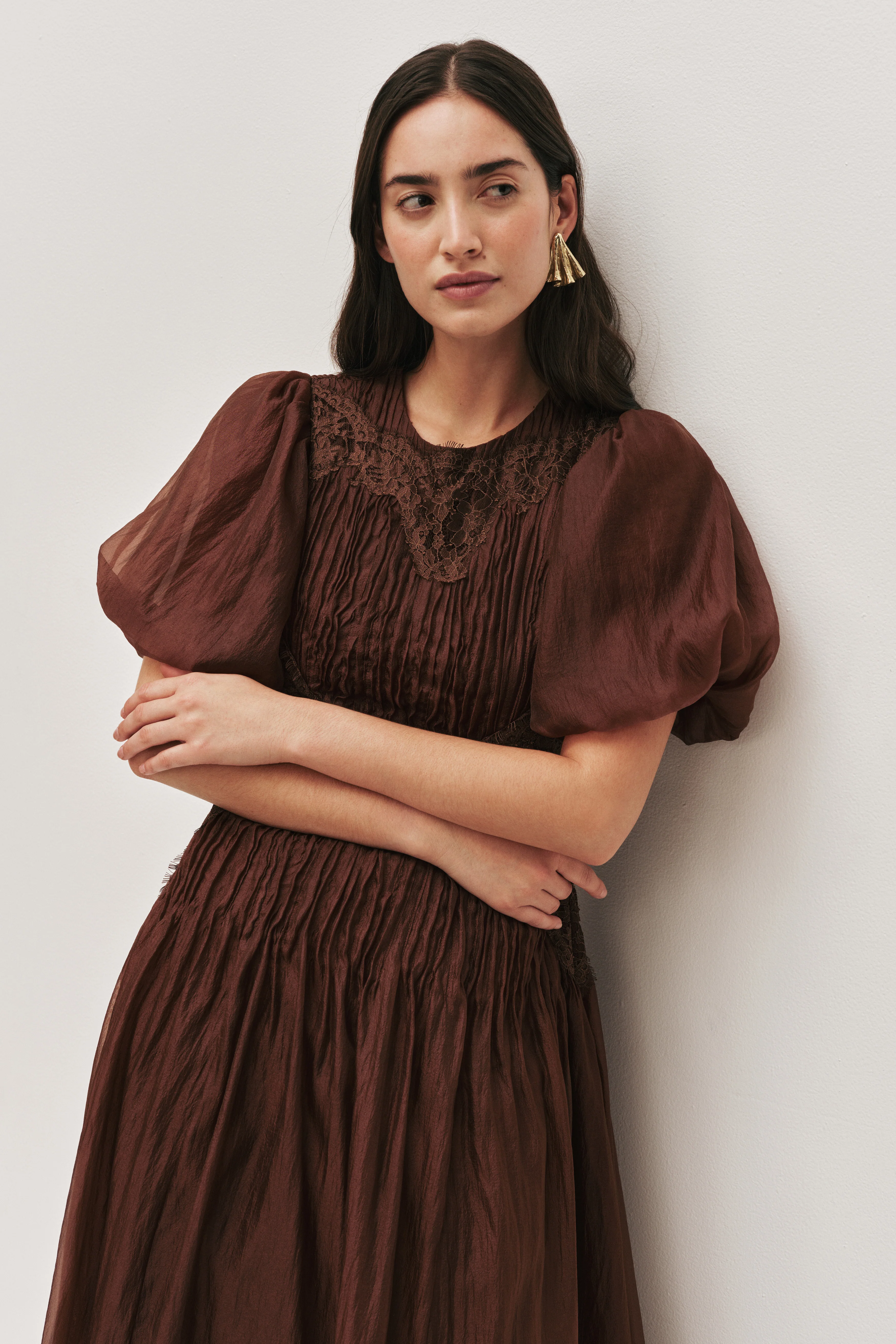 Ophelia Lace Midi Dress - Image 4