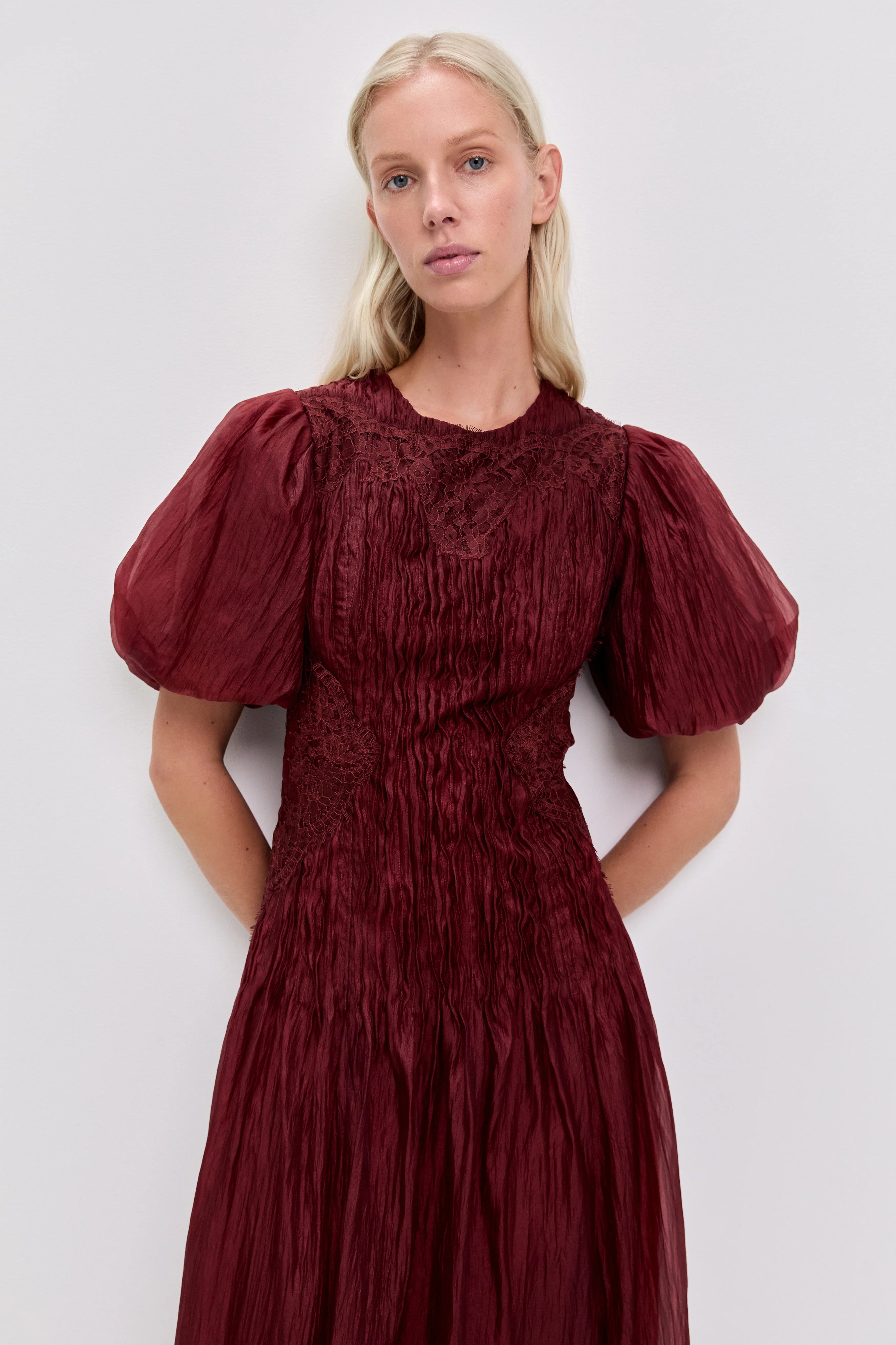 Ophelia Lace Midi Dress - Image 3