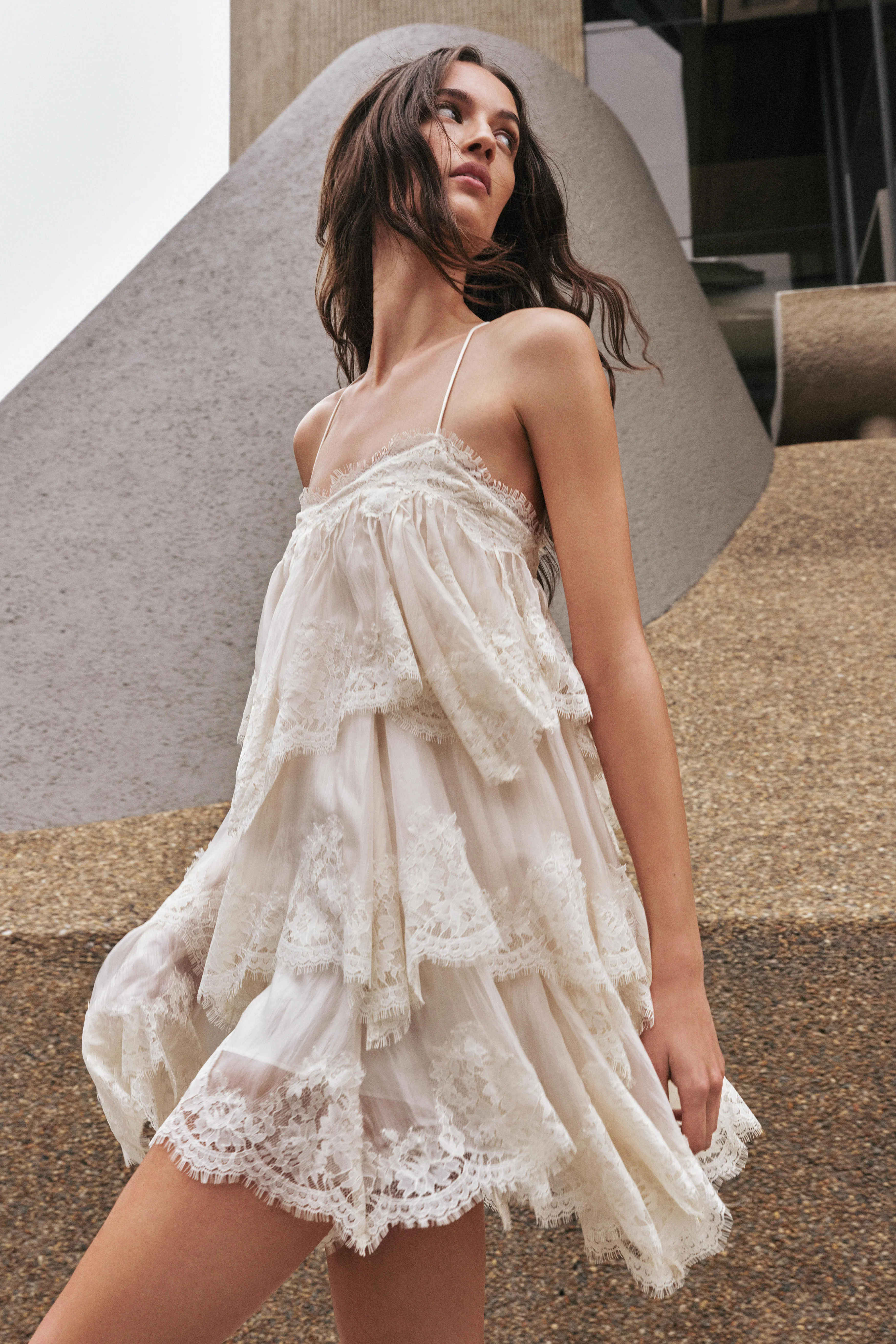 Ophelia Lace Mini Dress - Image 9