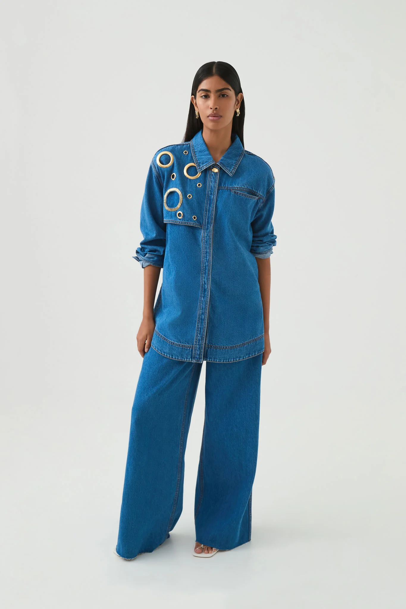 Outline Denim Jeans - Image 4