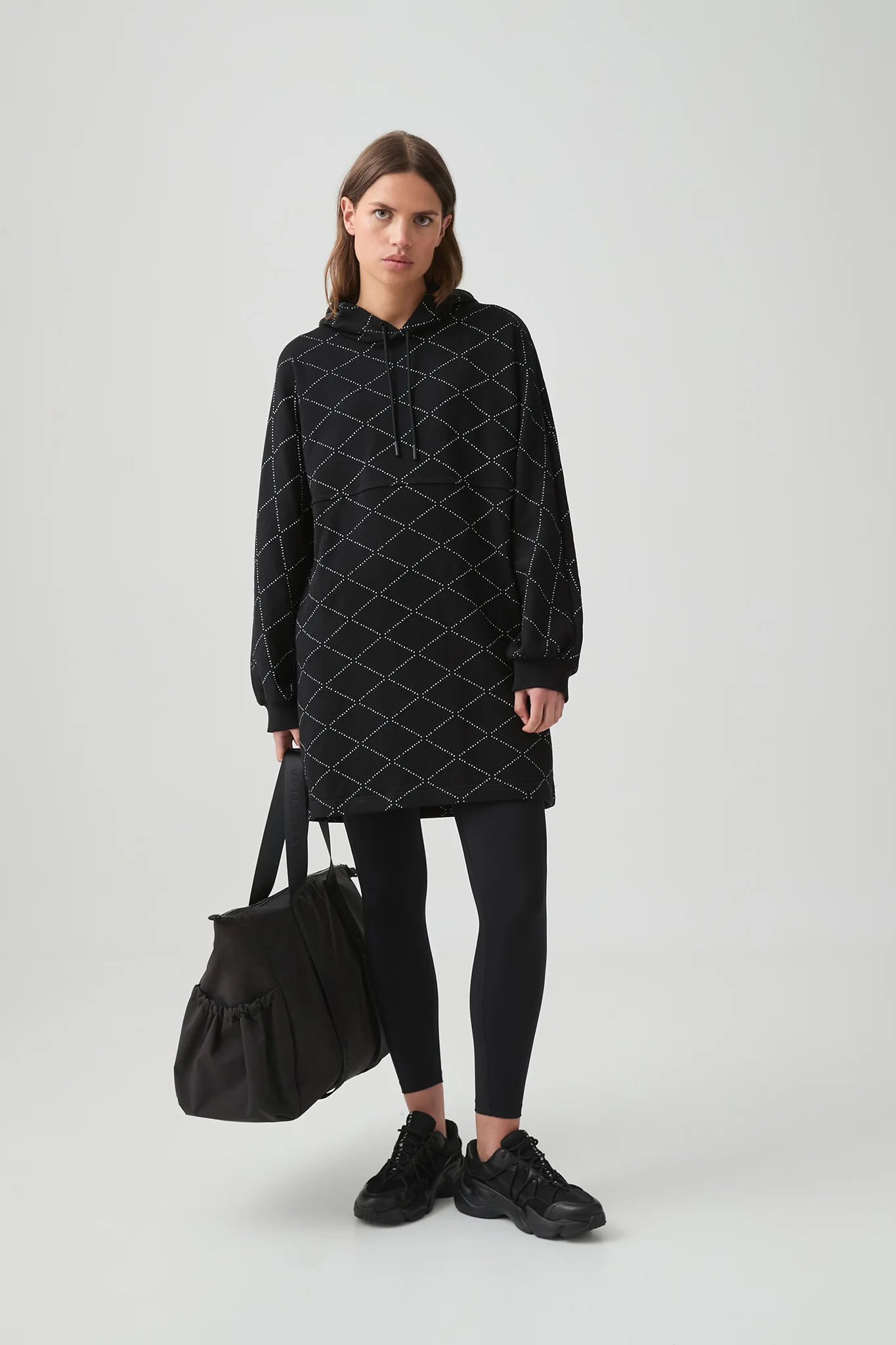 Oversized Hooded Jumper 411 - Image 4