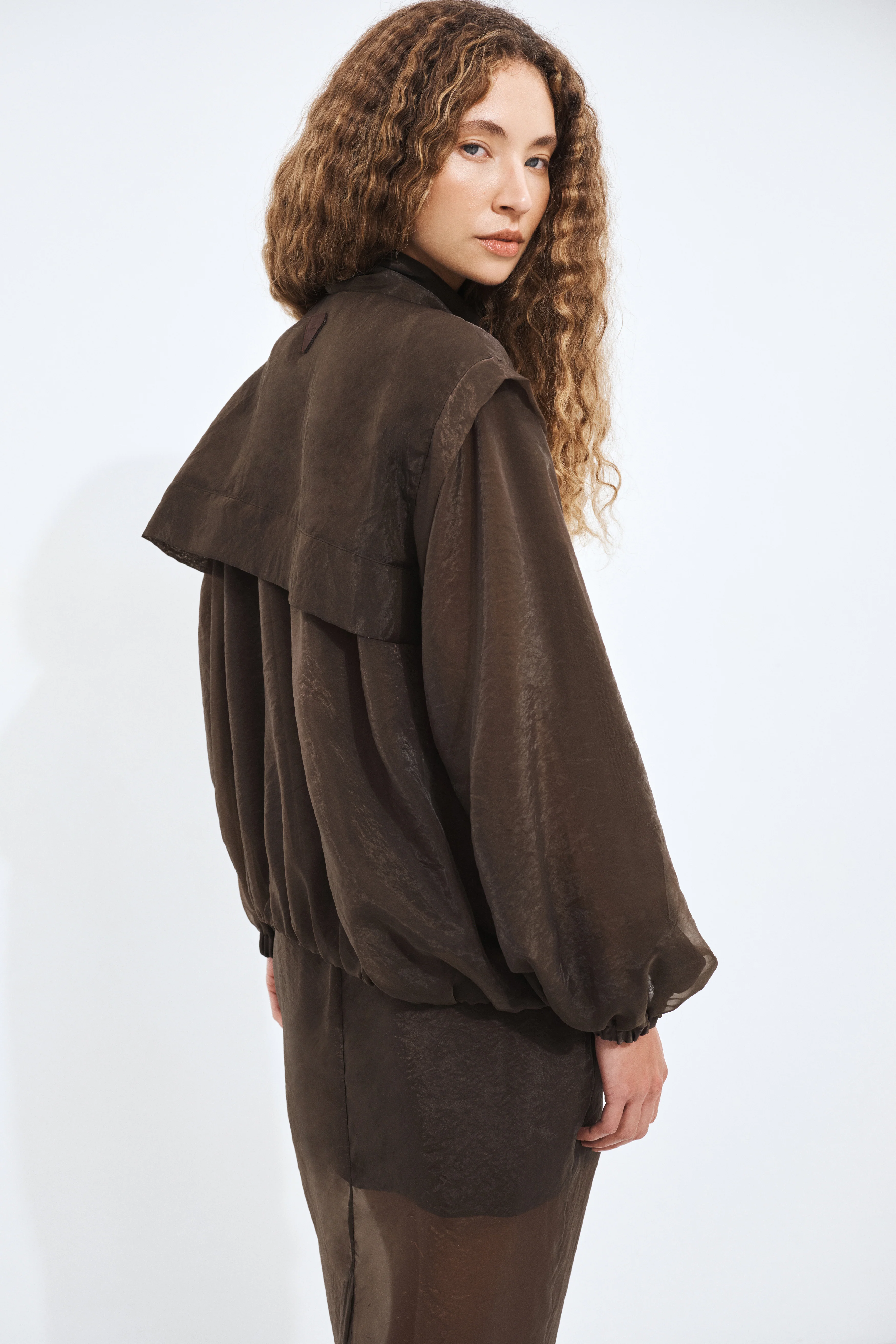 Paige Organza Bomber - Image 3