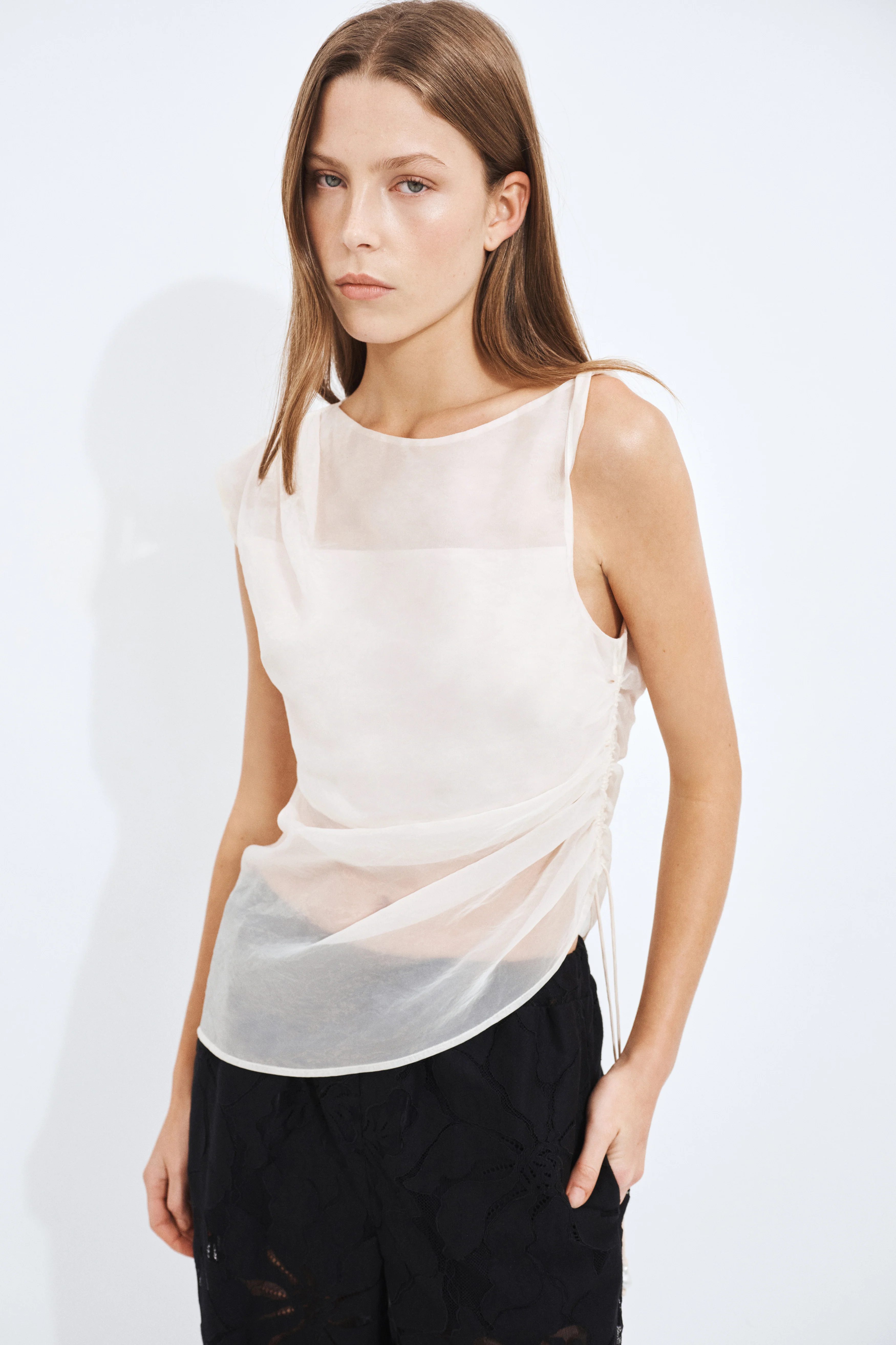 Paige Organza Top