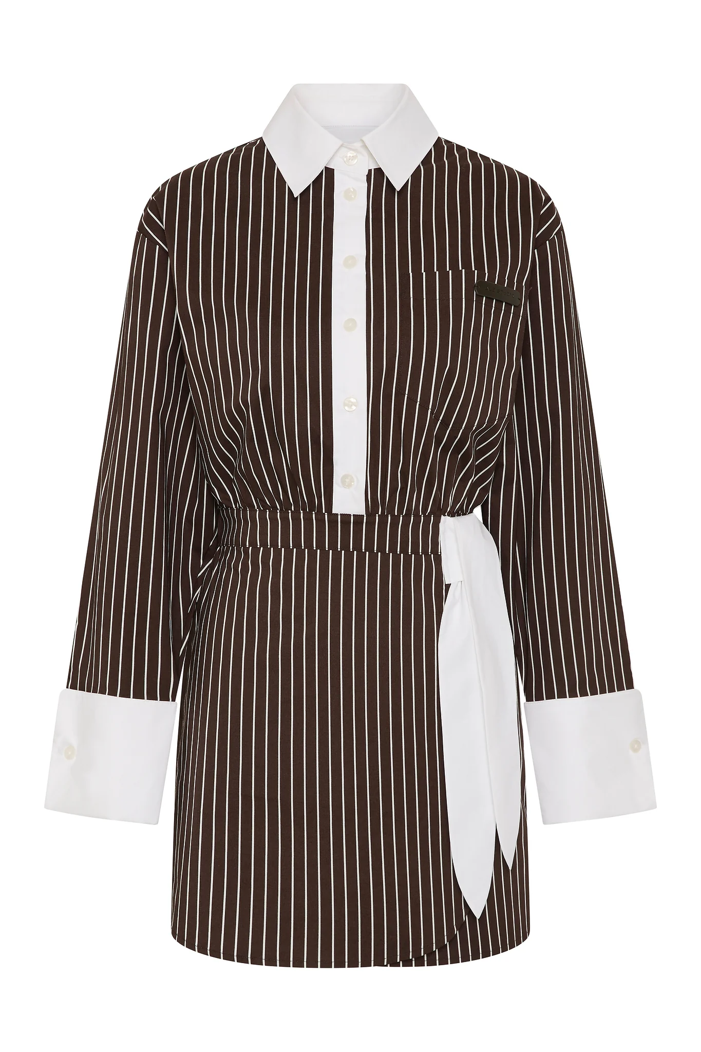 Palmer Striped Shirt Dress - Image 2