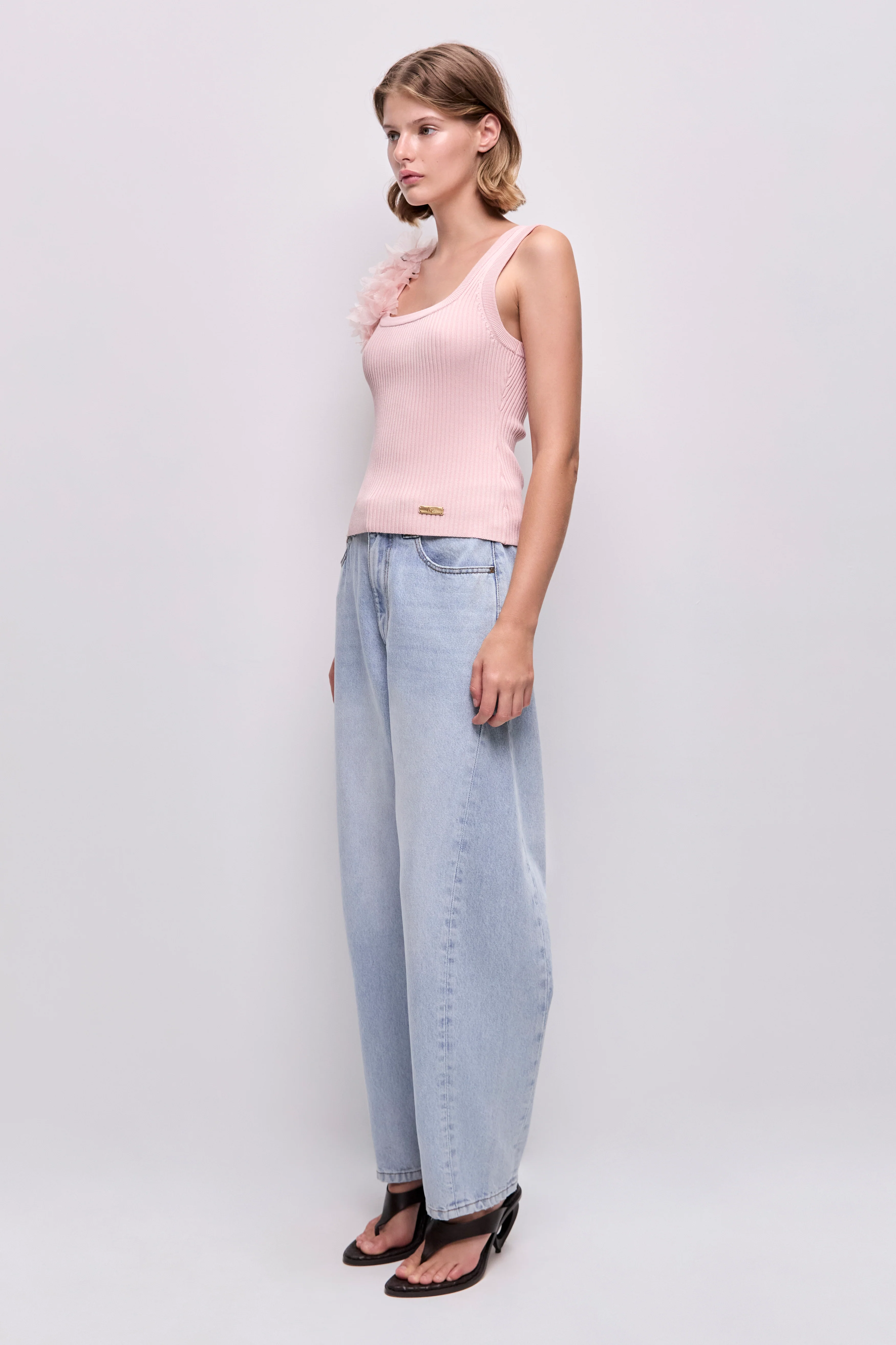 Pamela Flower Knit Tank - Image 5