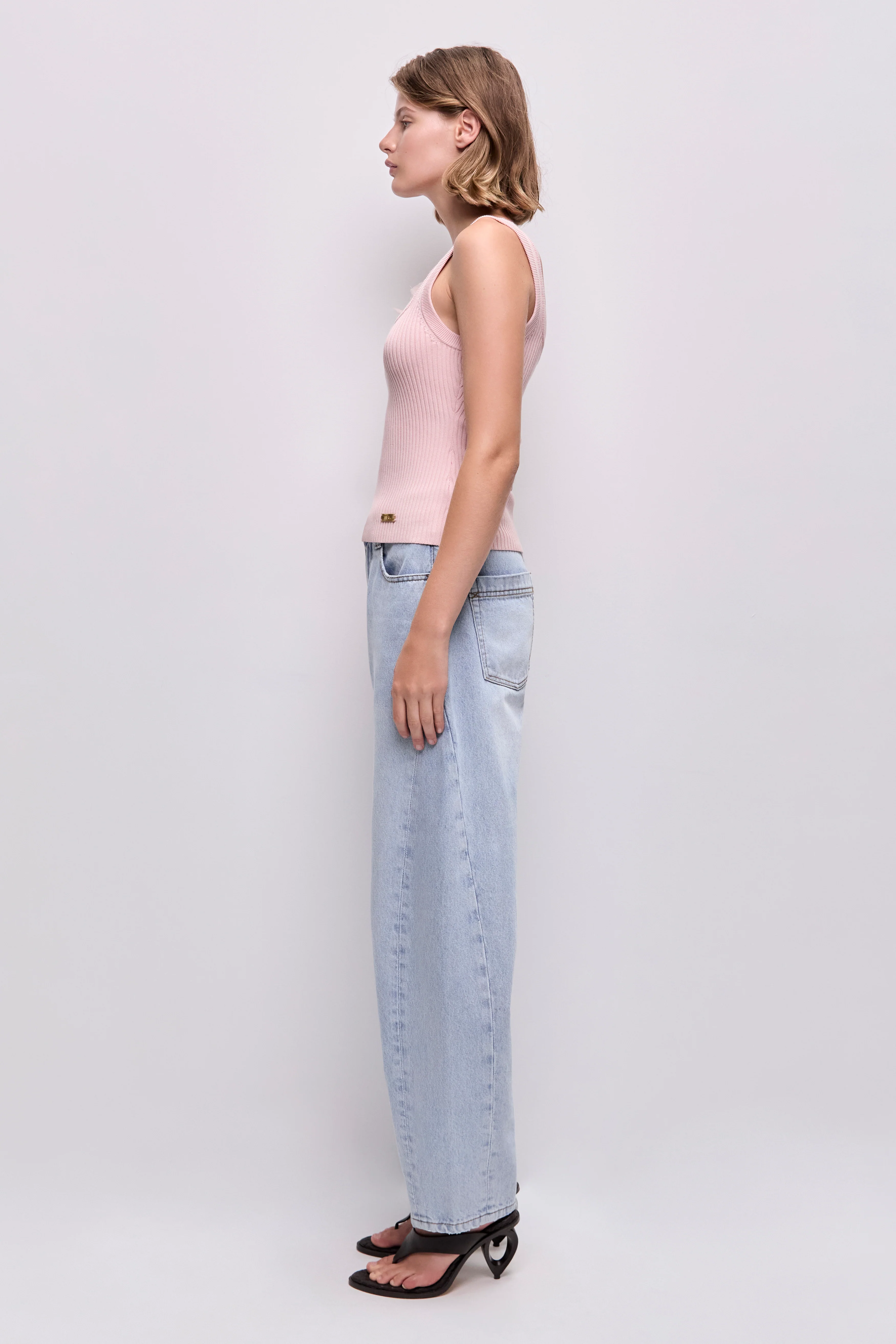 Pamela Flower Knit Tank - Image 6