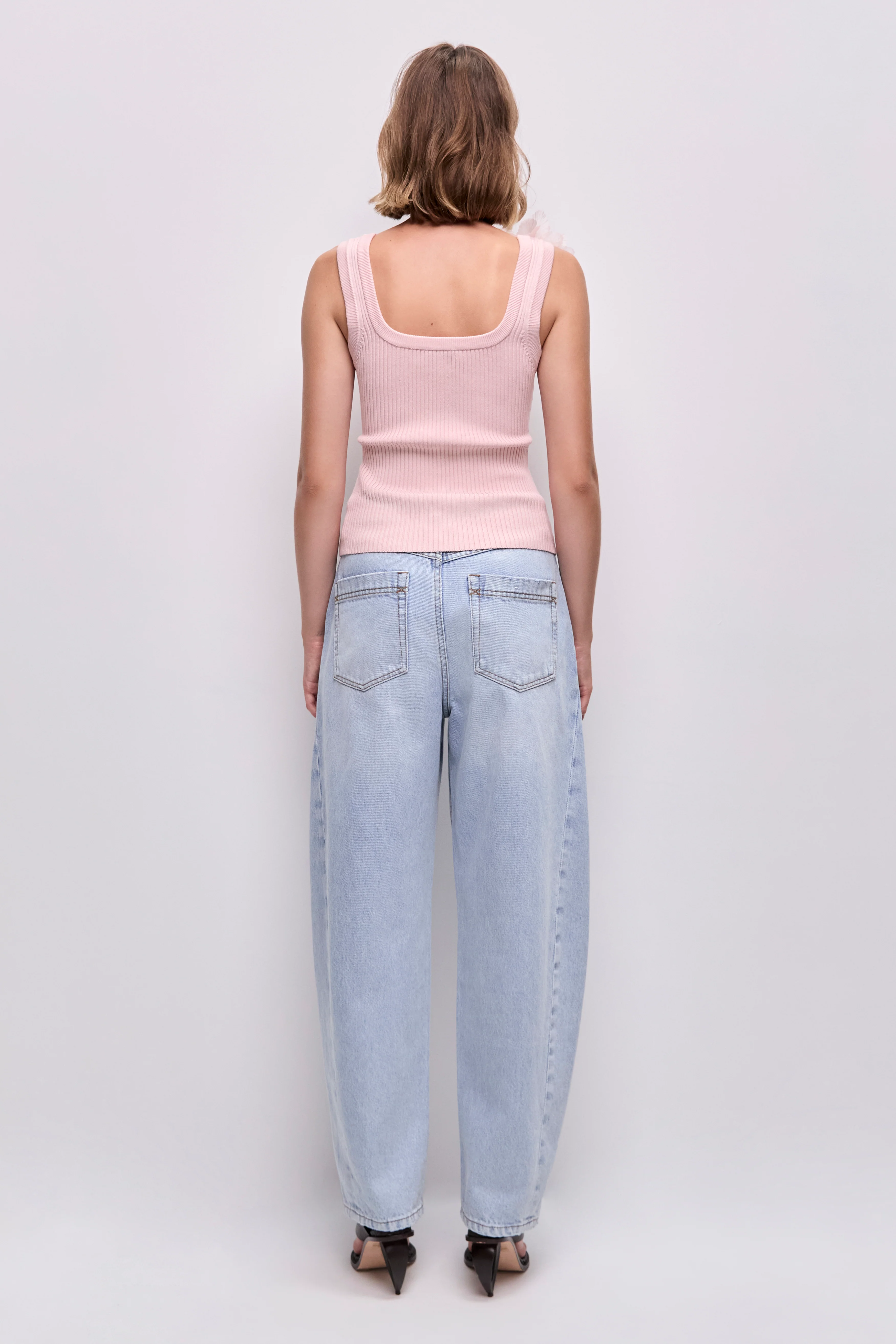 Pamela Flower Knit Tank - Image 7