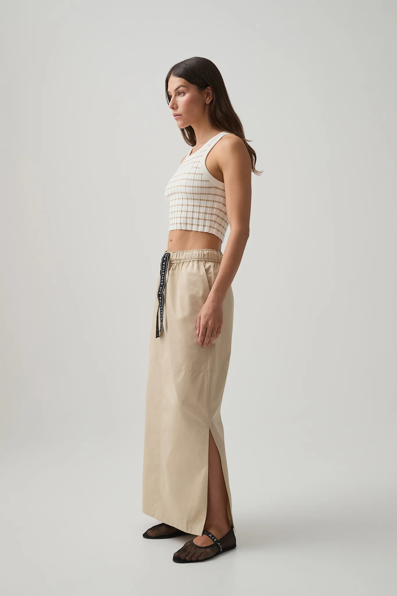 Panelled Cargo Maxi Skirt 649 - Image 6