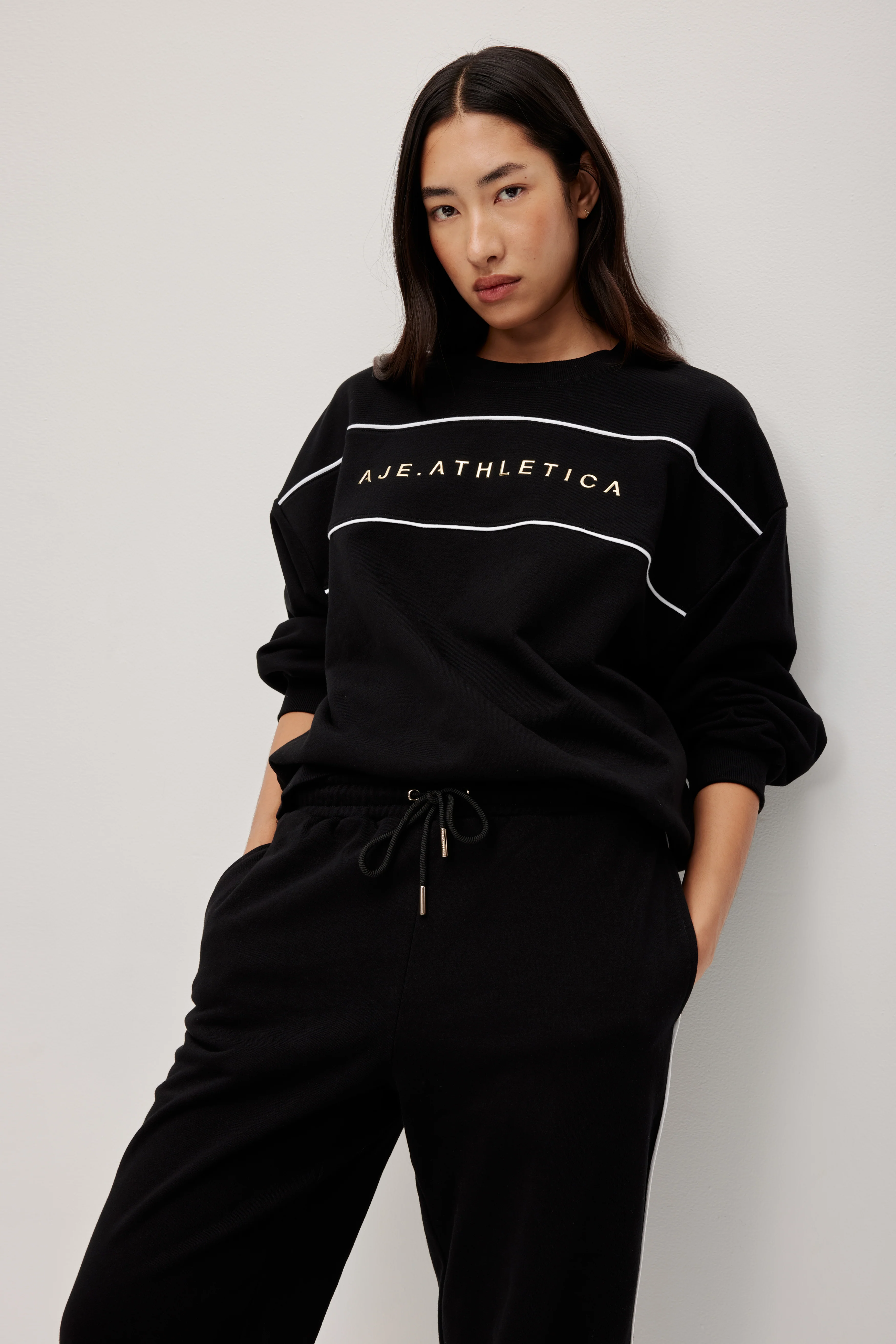 Panelled Logo Jumper - Image 3