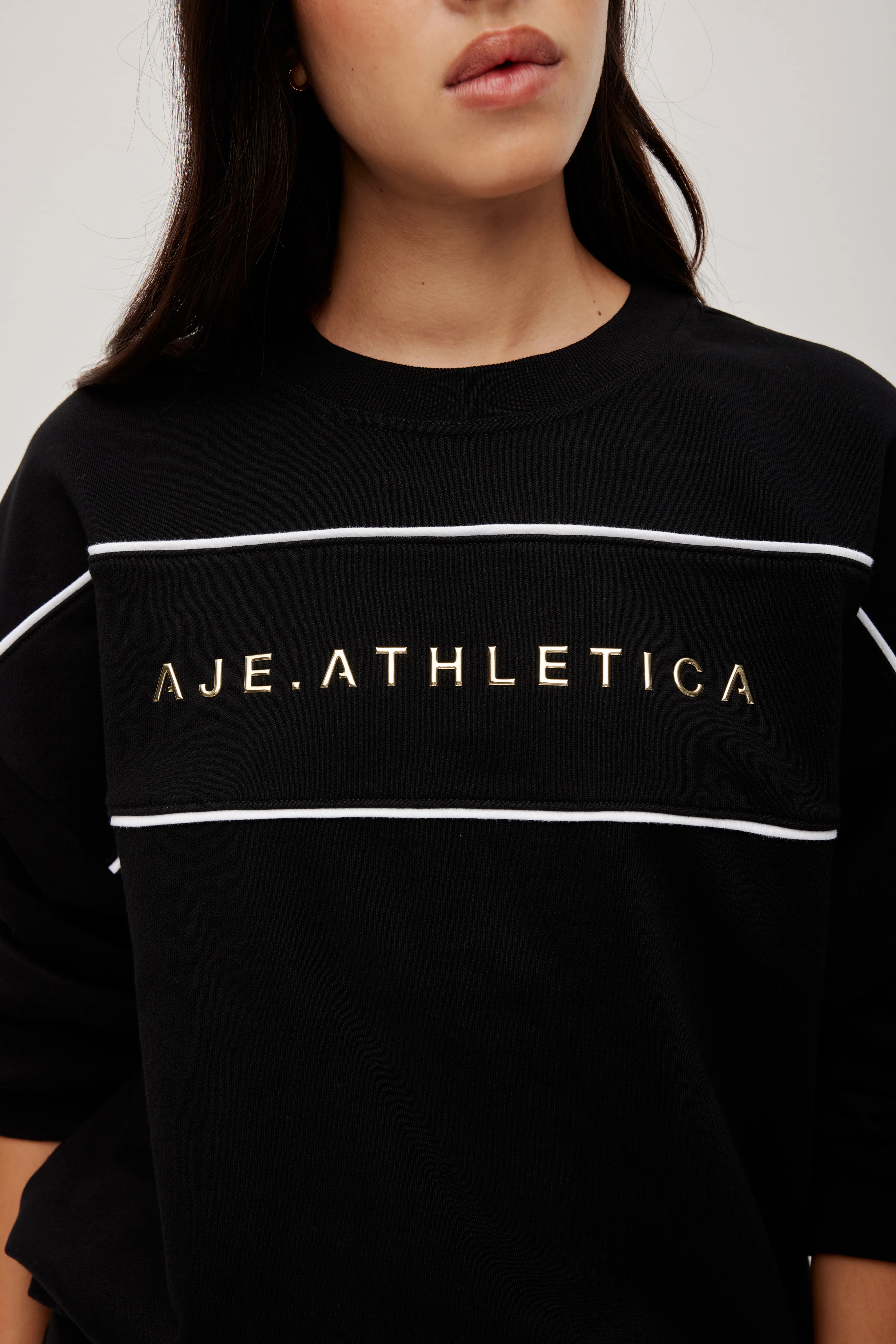 Panelled Logo Jumper - Image 4