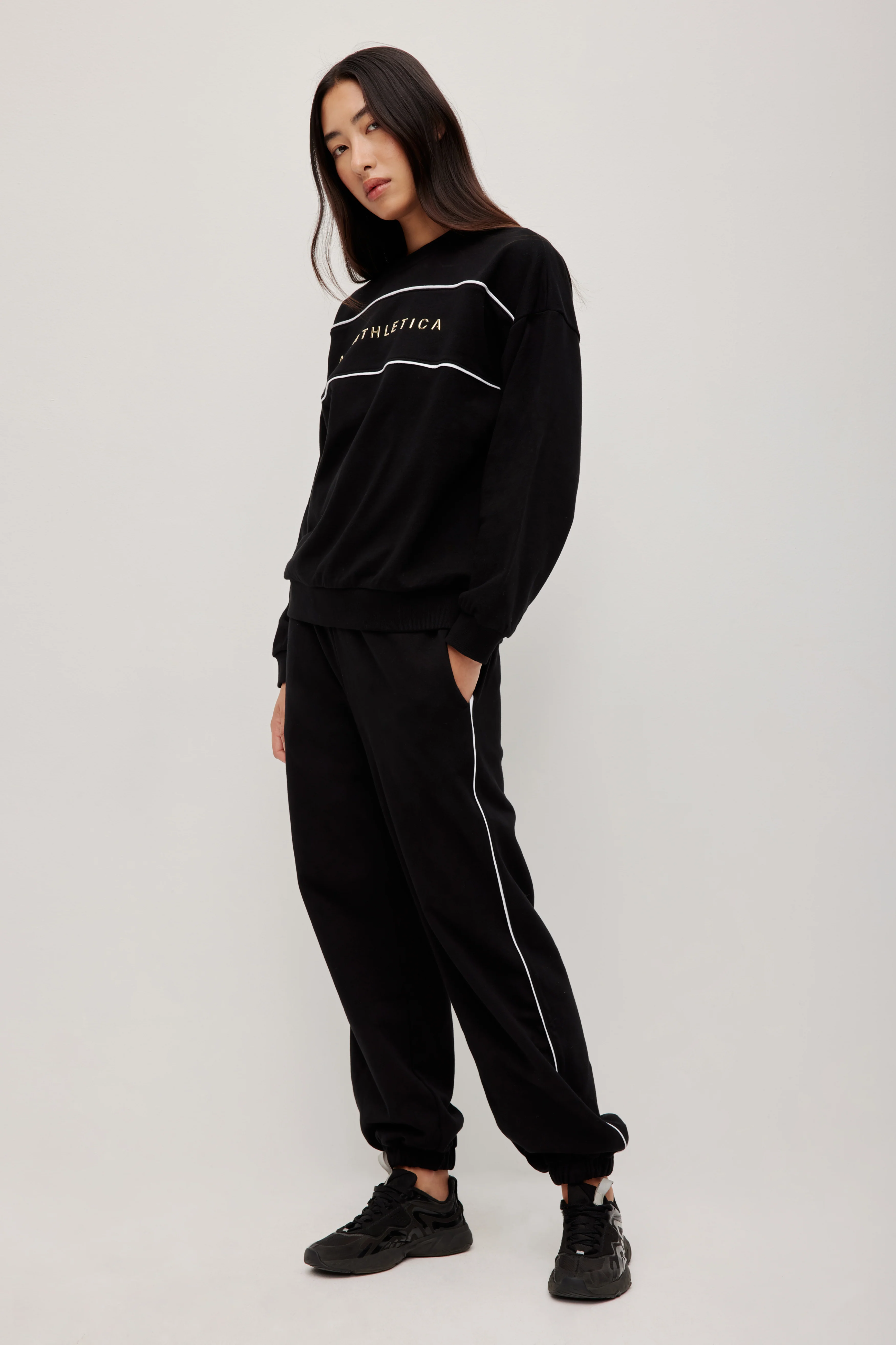 Panelled Logo Jumper - Image 5