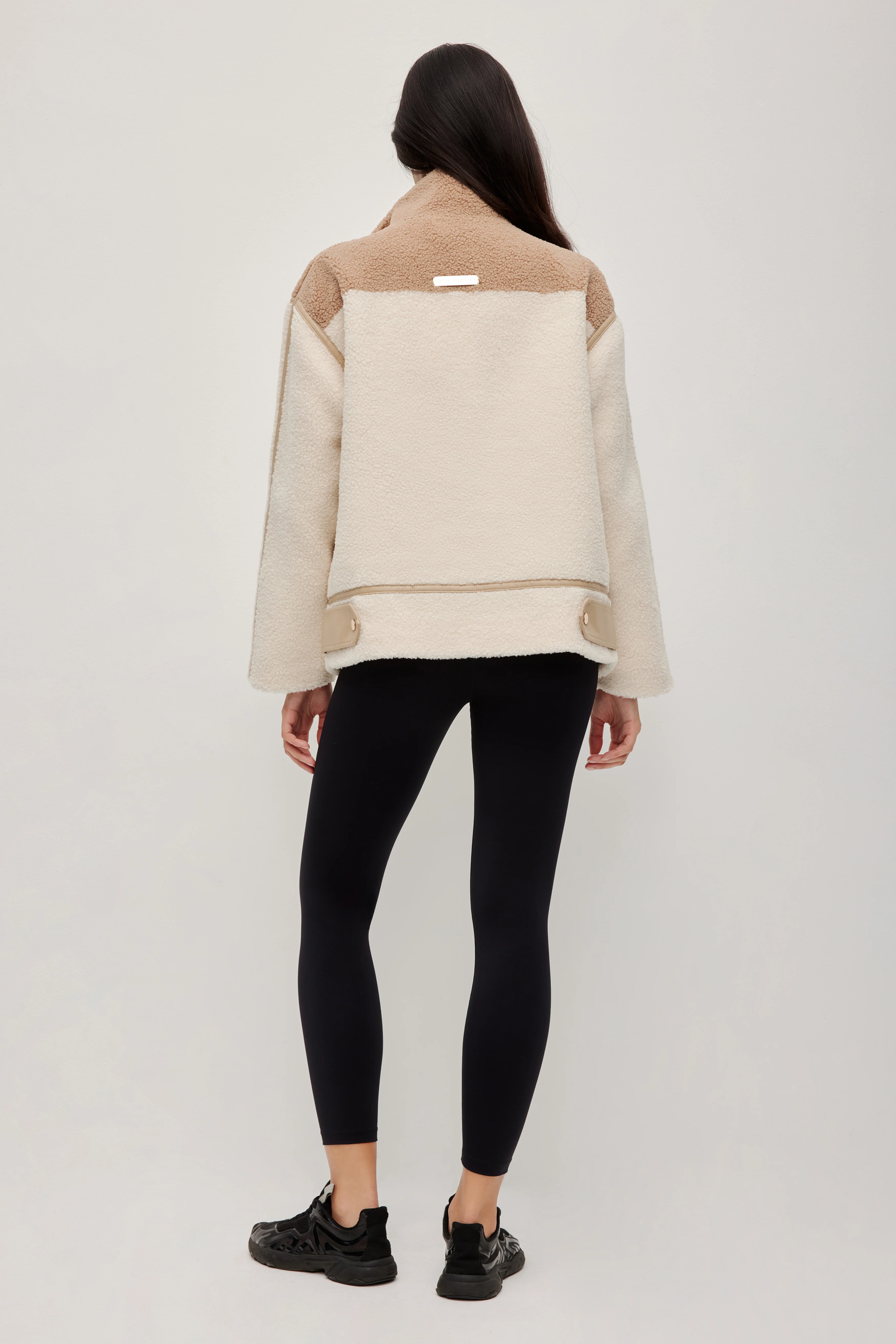 Panelled Sherpa Jacket - Image 12