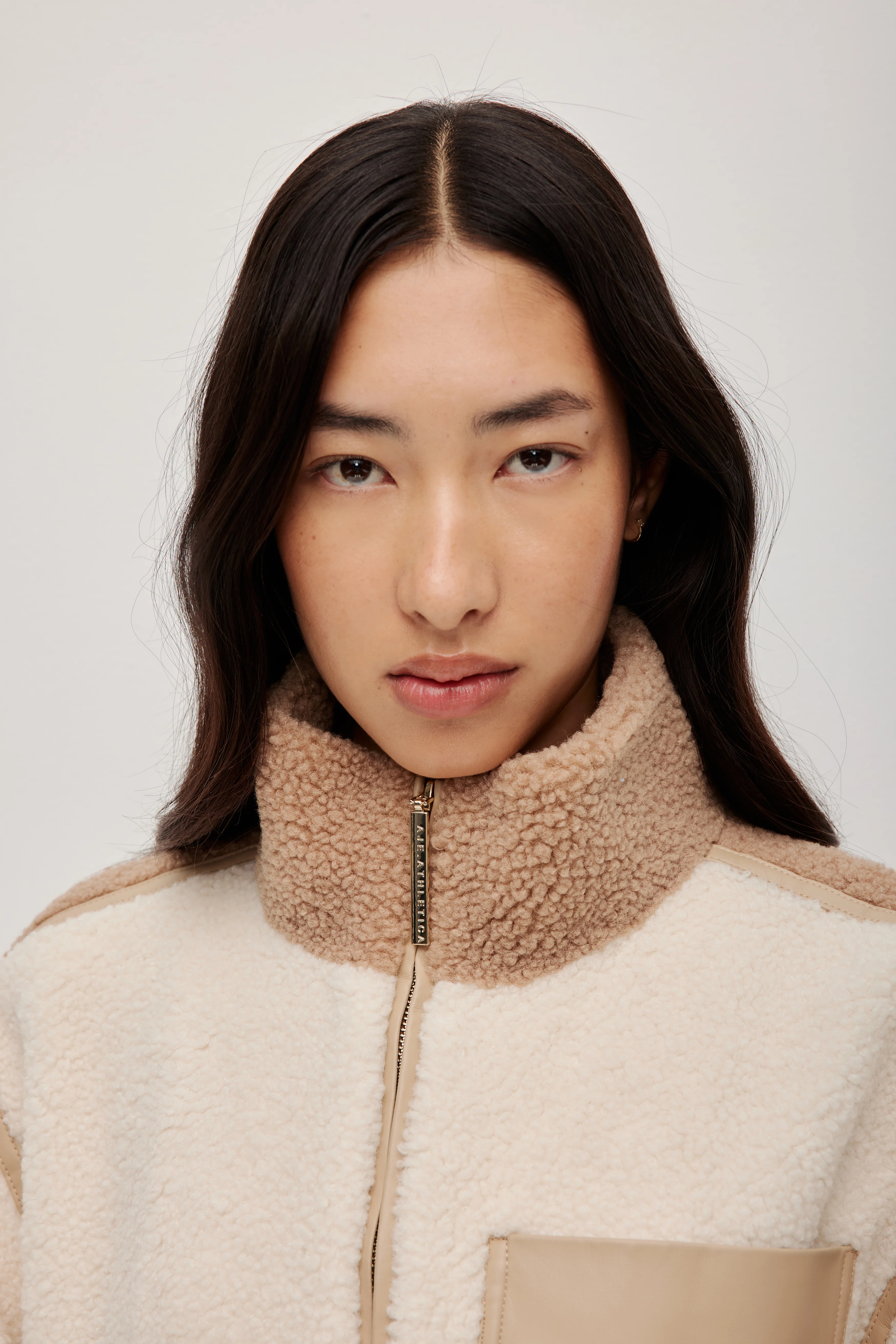 Panelled Sherpa Jacket - Image 14