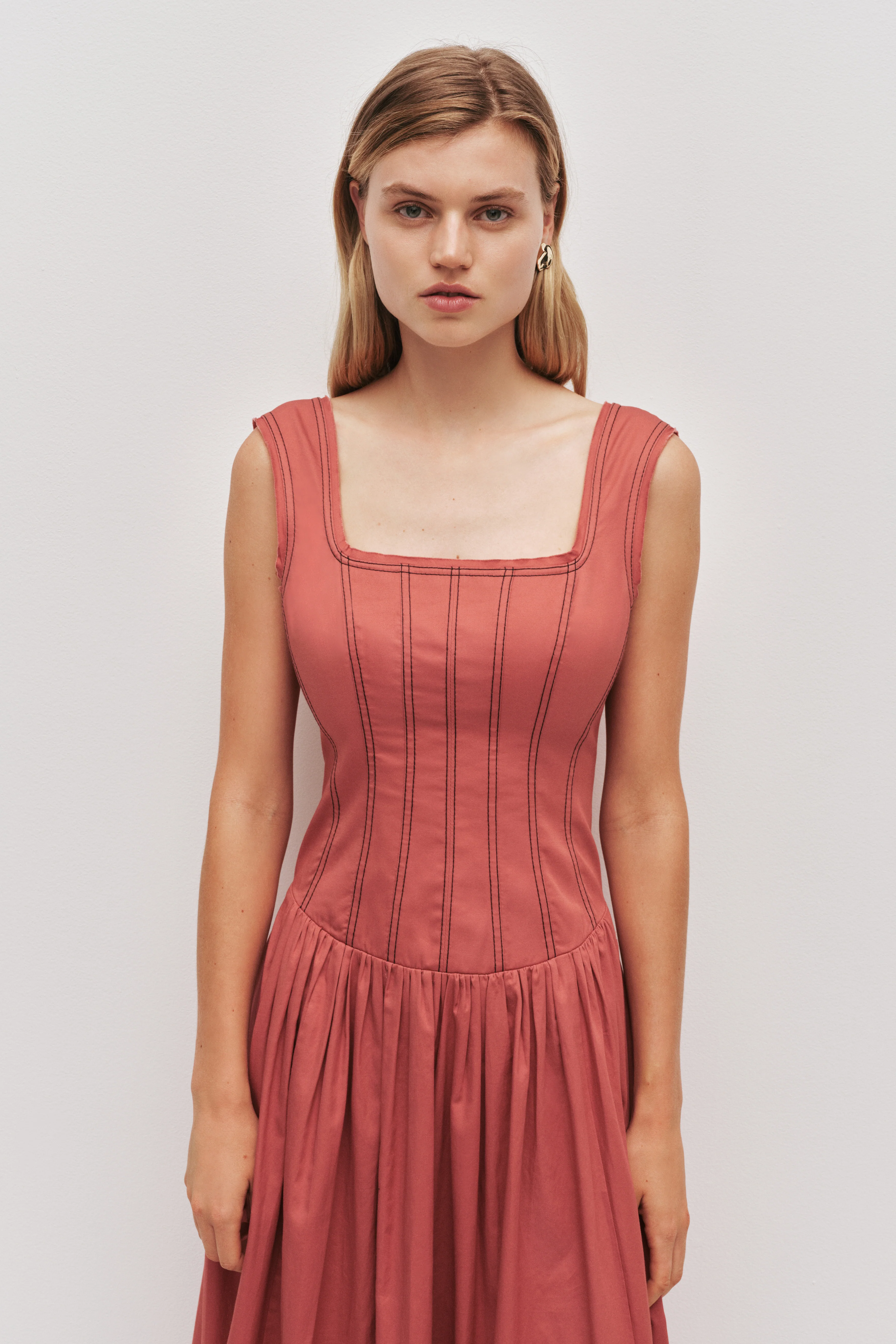 Parallel Midi Dress - Image 6