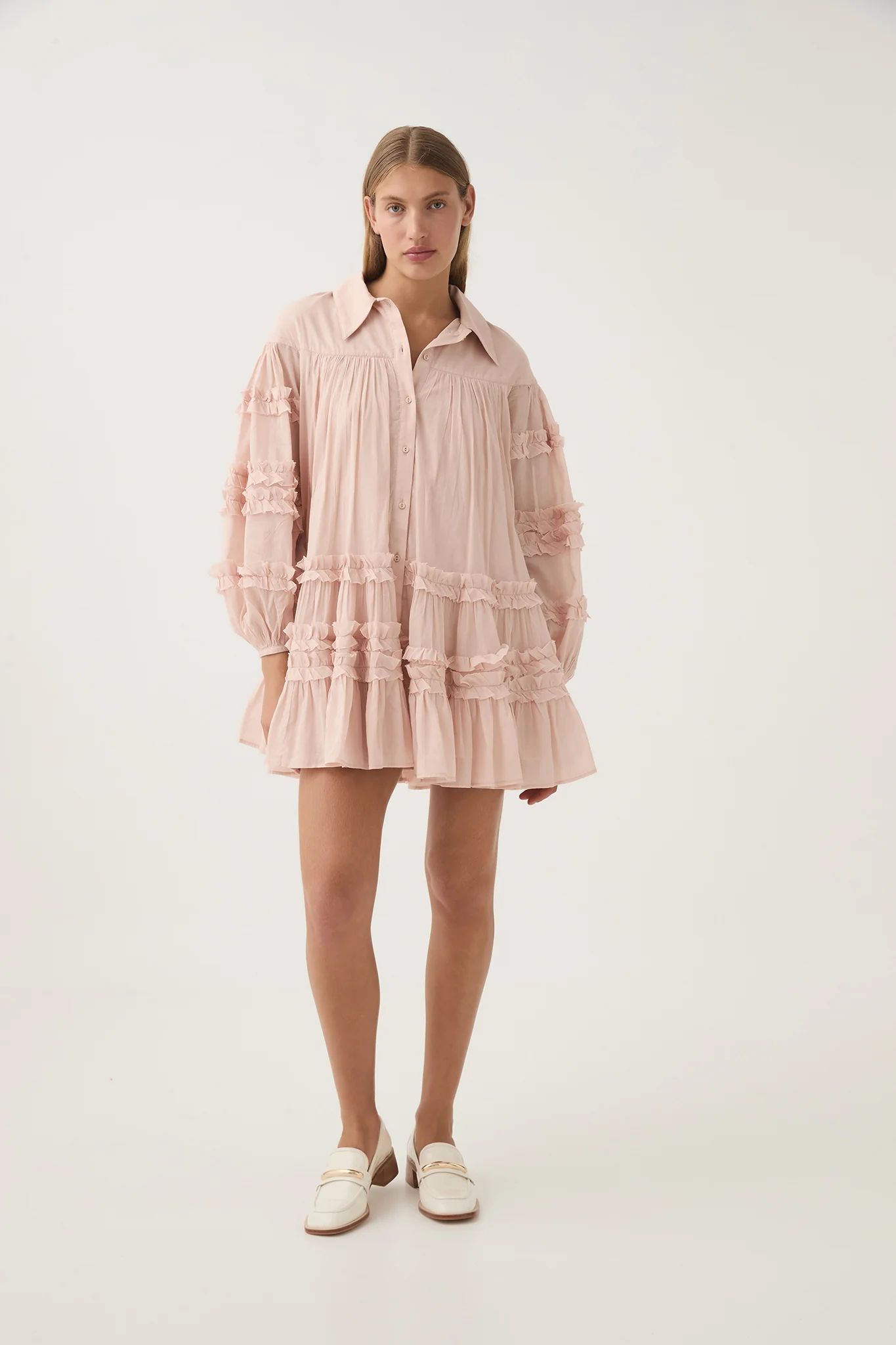Pastiche Tiered Mini Dress - Image 5