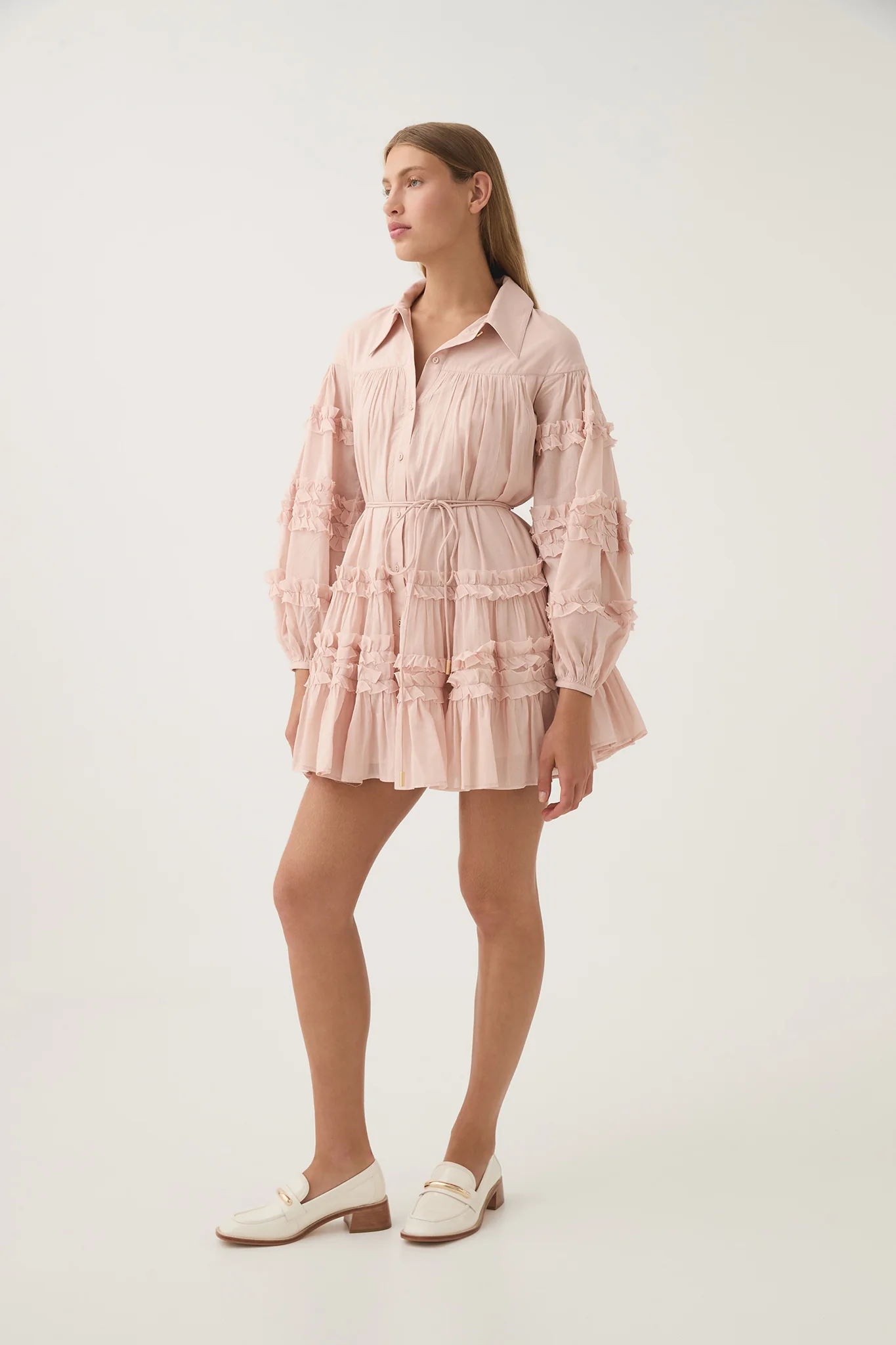 Pastiche Tiered Mini Dress - Image 6