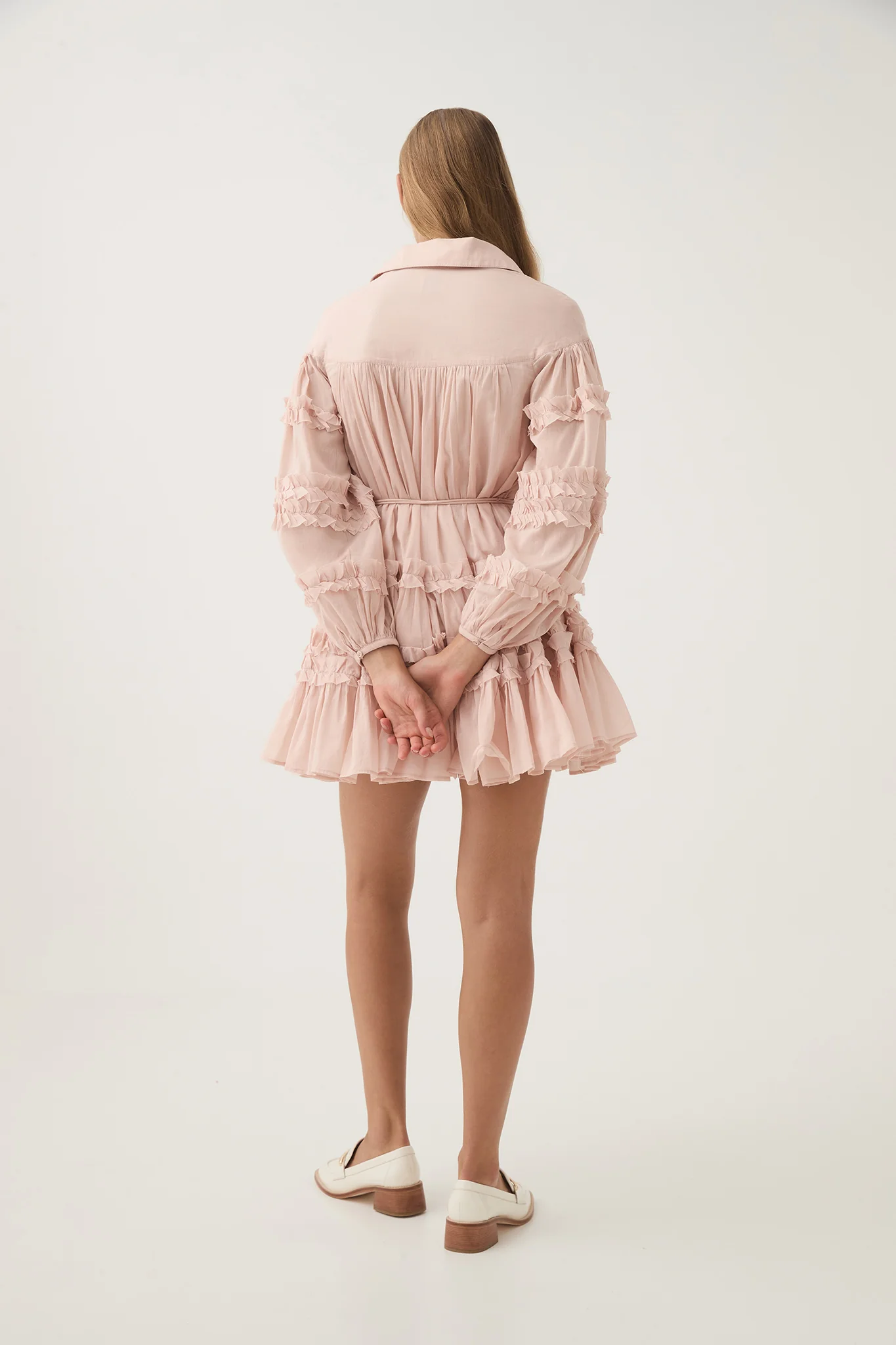 Pastiche Tiered Mini Dress - Image 8