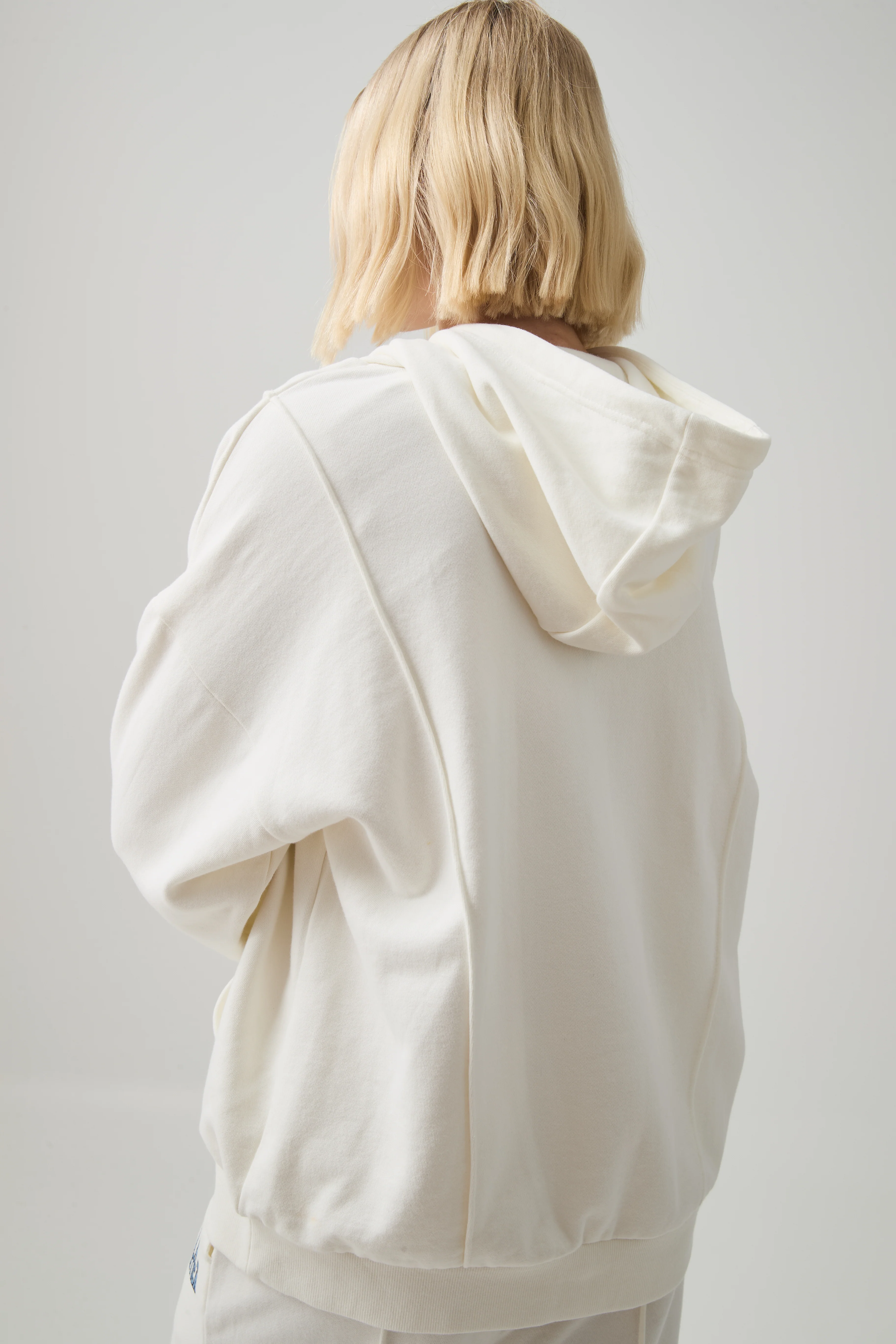 Pin Tuck Oversized Hoodie 411 - Image 5
