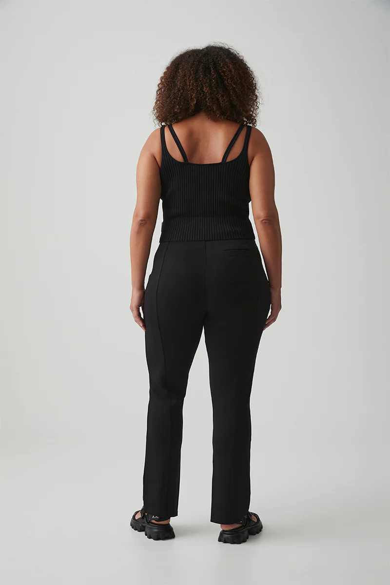 Pintuck Split Hem Pant 520 - Image 13