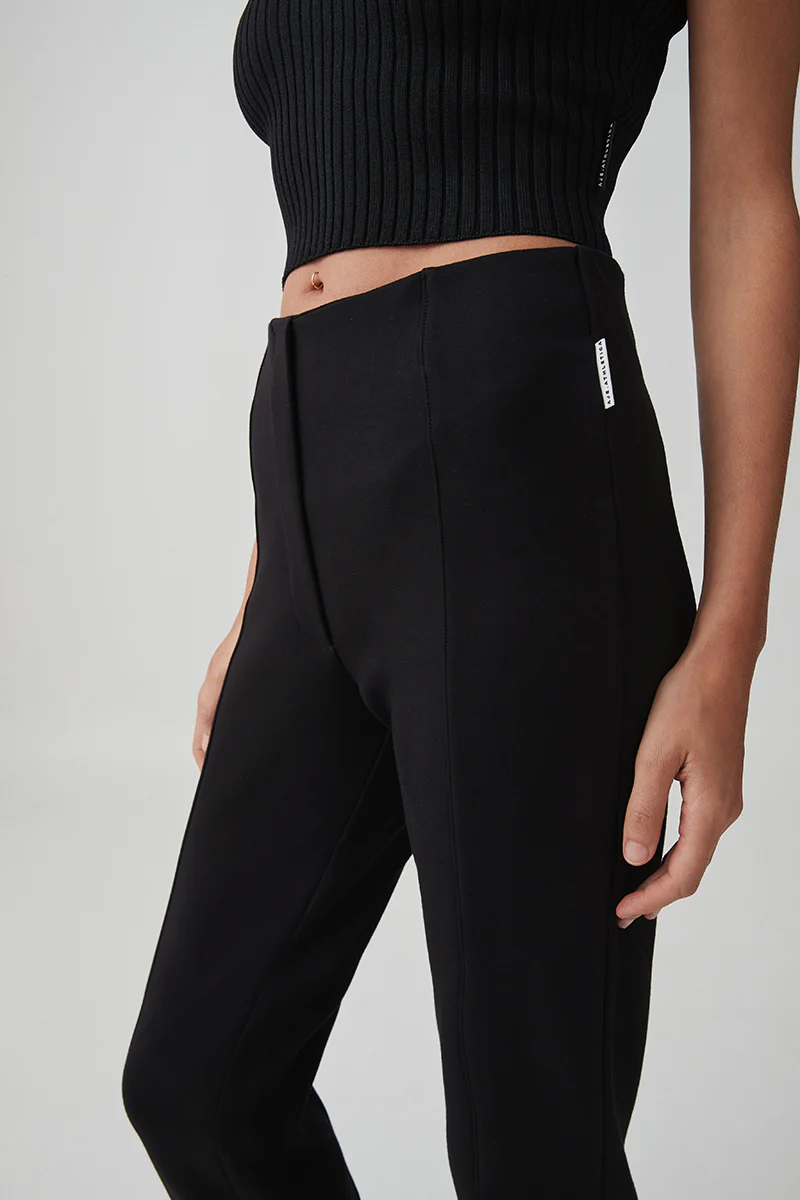 Pintuck Split Hem Pant 520 - Image 3