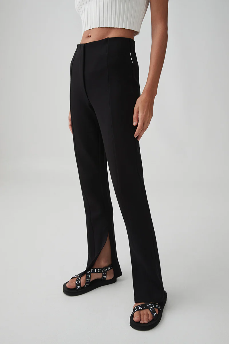 Pintuck Split Hem Pant 520 - Image 6