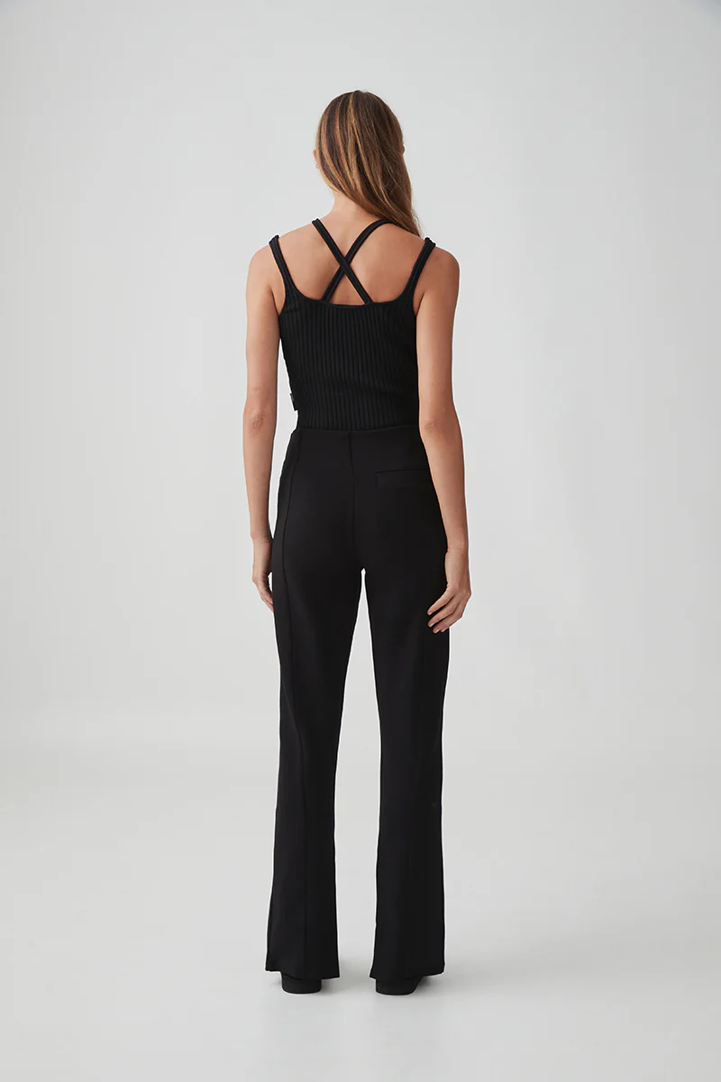 Pintuck Split Hem Pant 520 - Image 8
