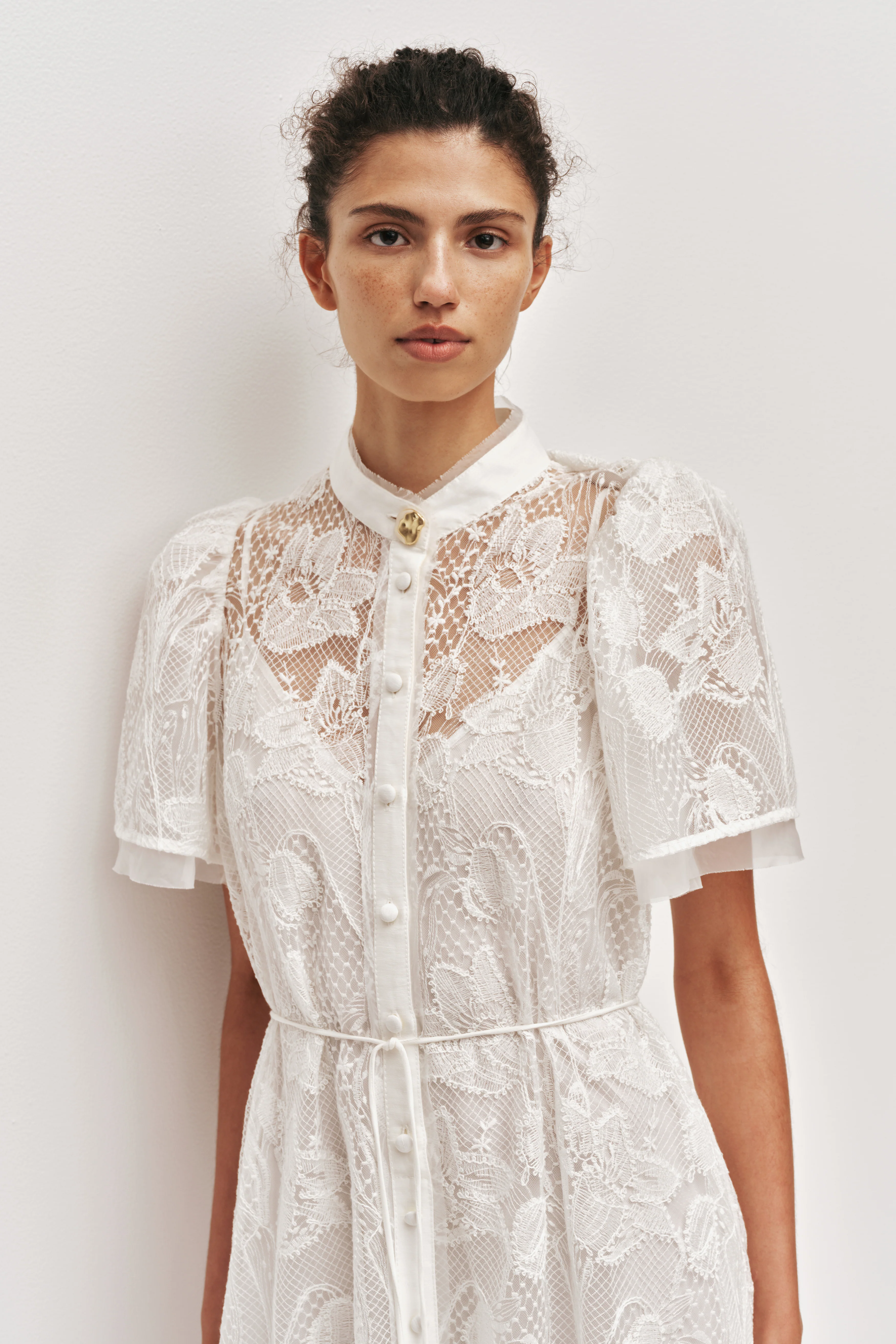 Pippa Lace Midi Dress - Image 3