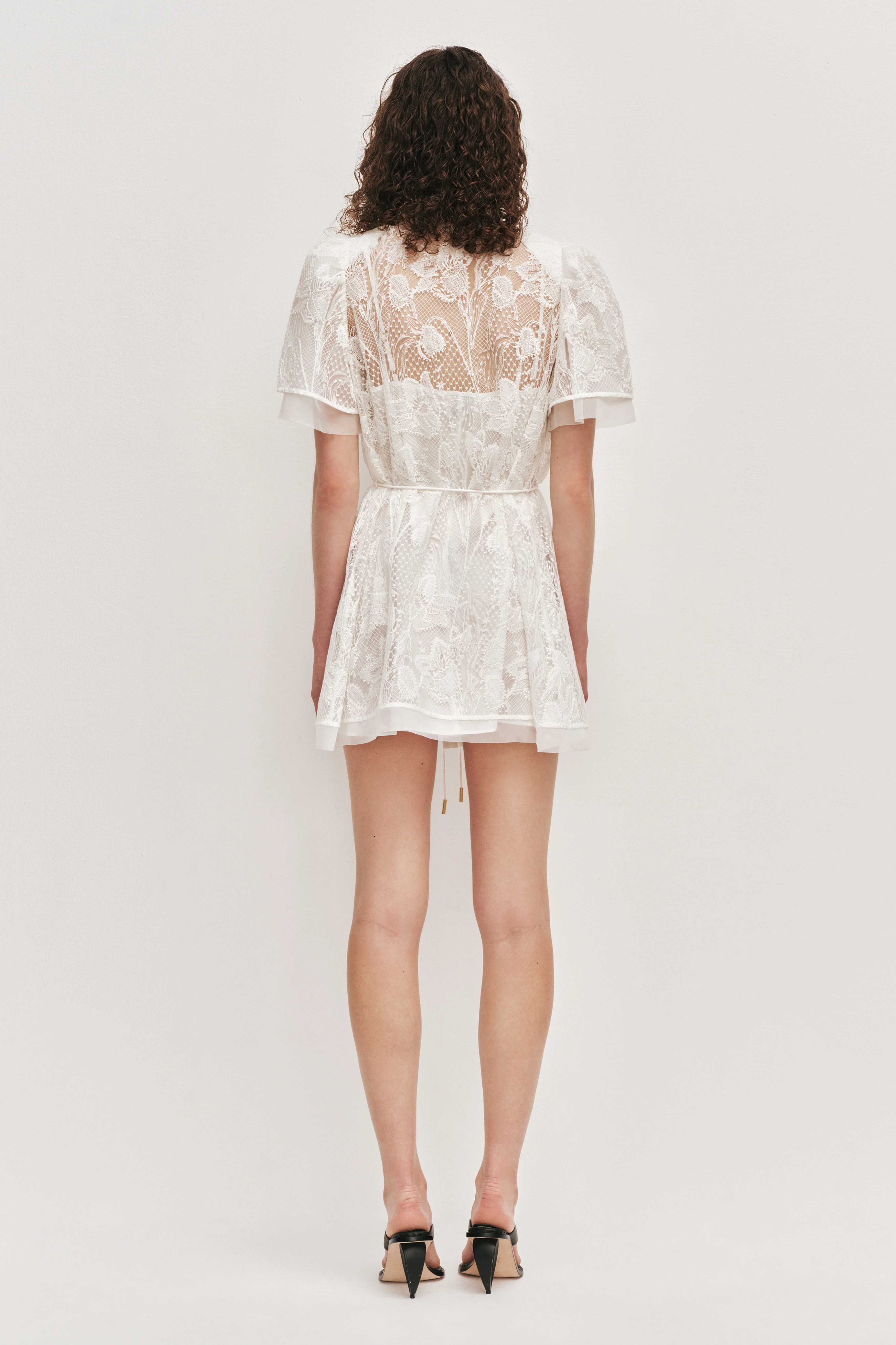 Pippa Lace Mini Dress - Image 6