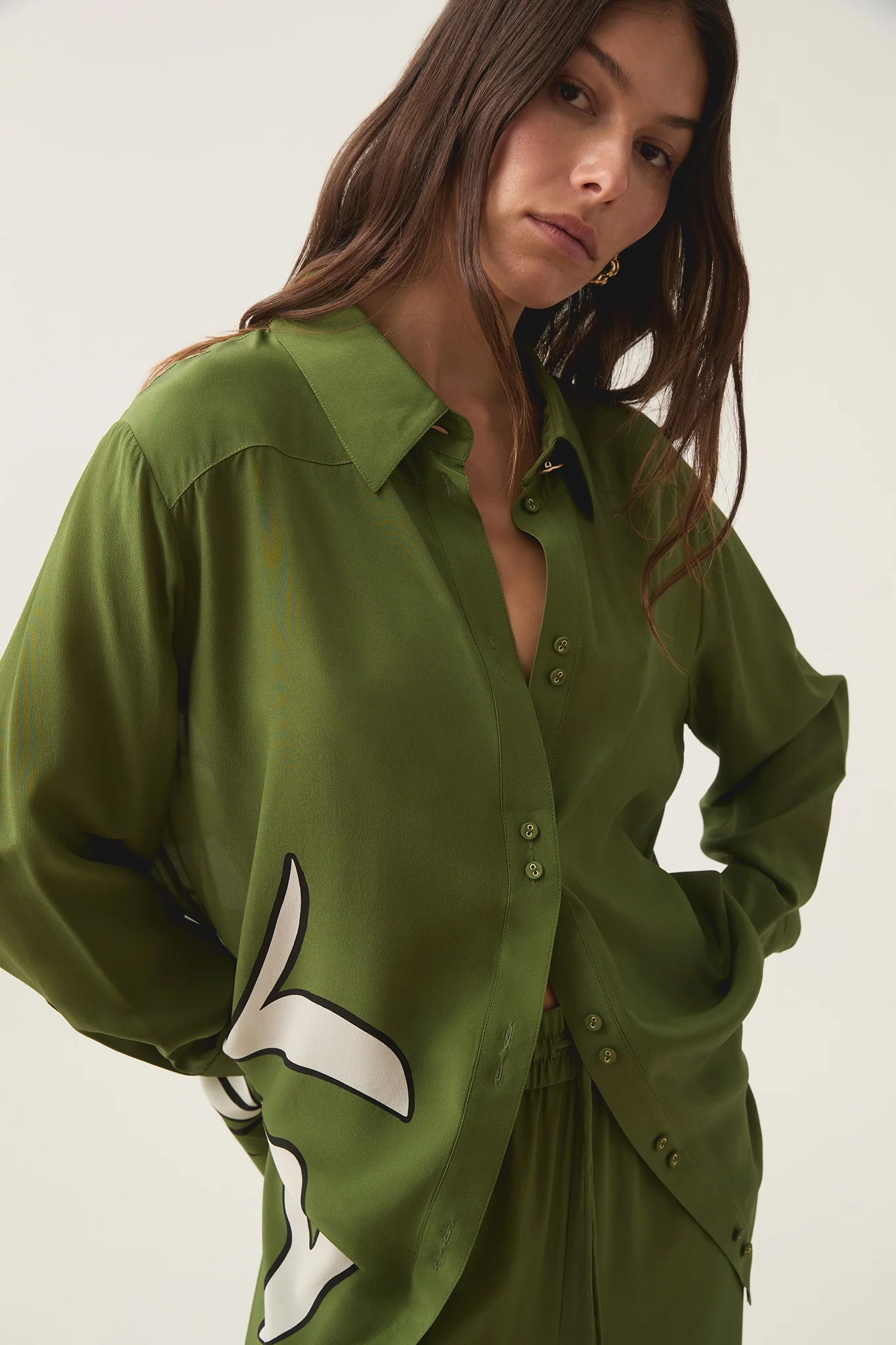 Planetary Silk Oversized Shirt - Image 4
