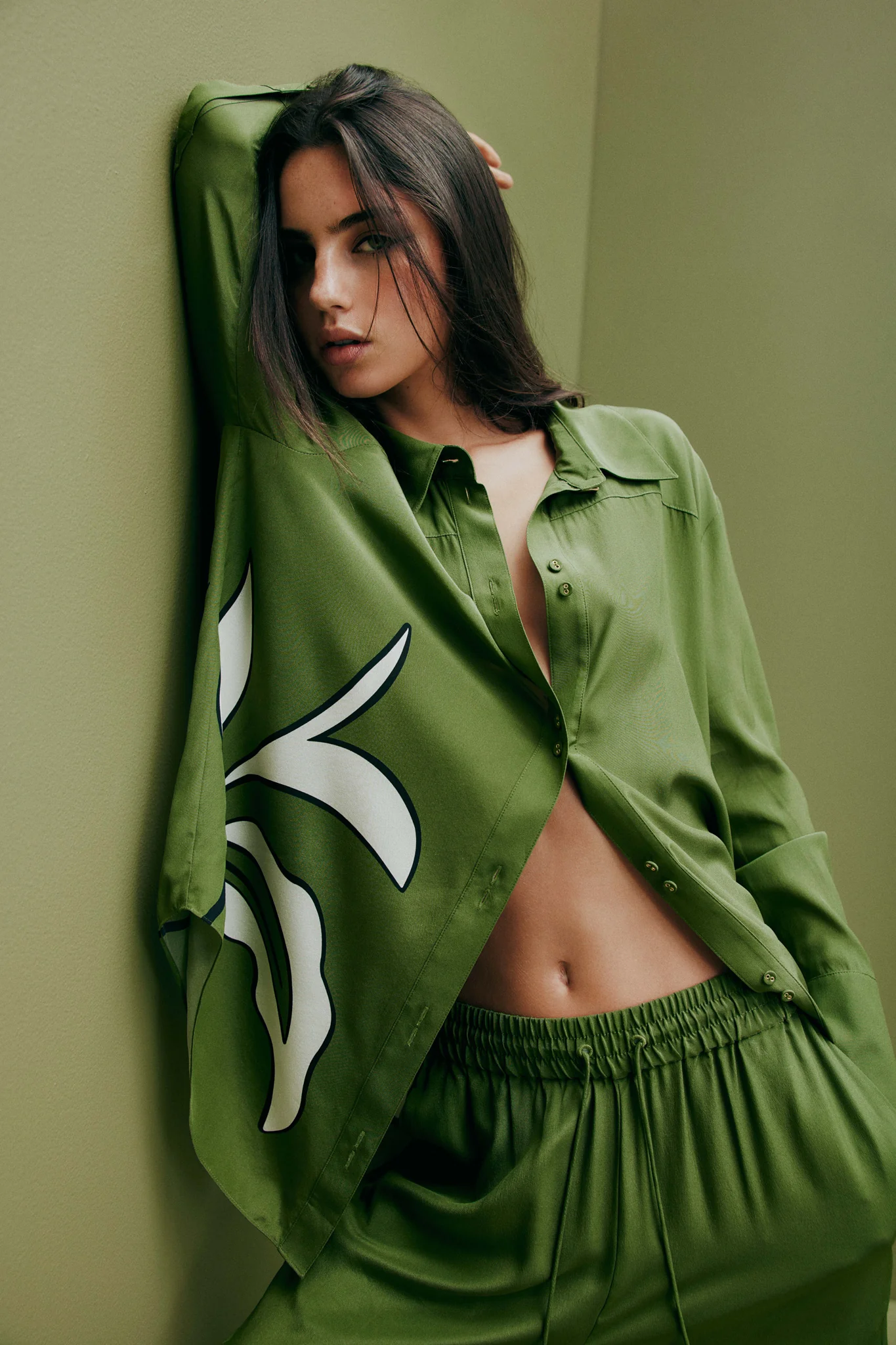 Planetary Silk Oversized Shirt - Image 7