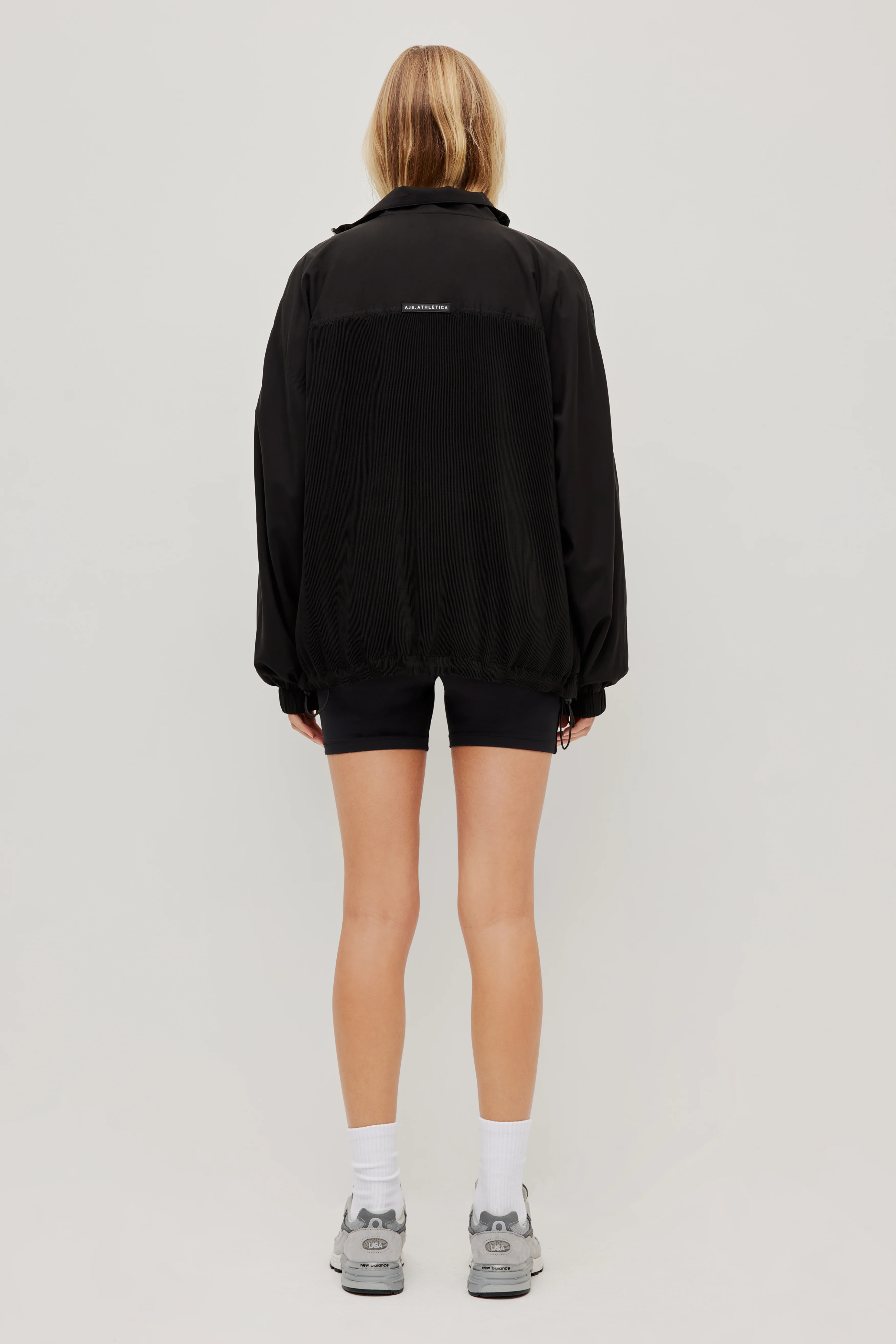 Pleated Logo Jacket - Image 6