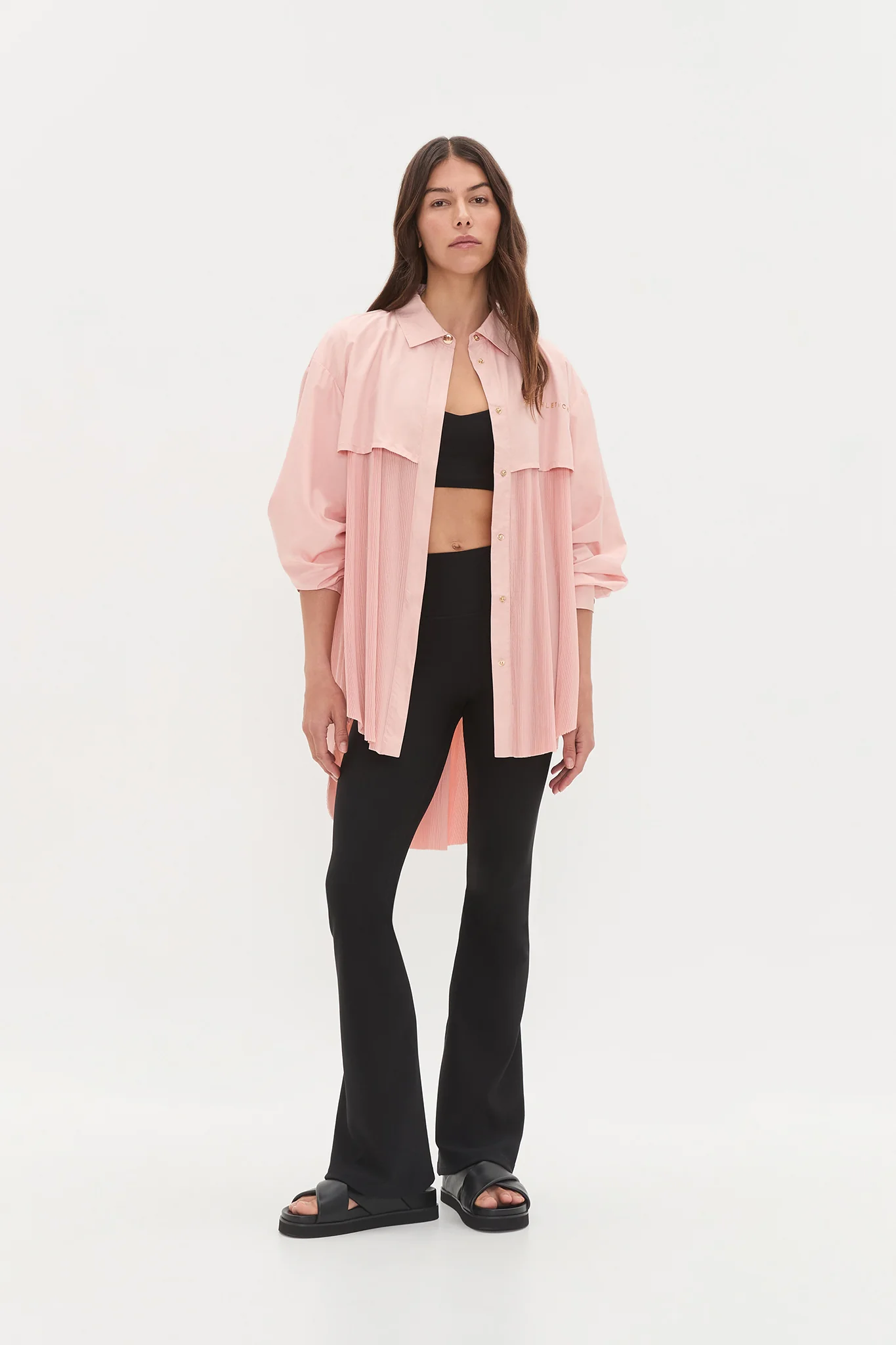 Pleated Windbreaker Shirt 406 - Image 3
