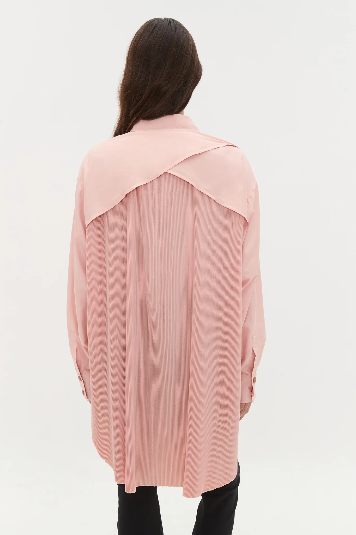 Pleated Windbreaker Shirt 406 - Image 6