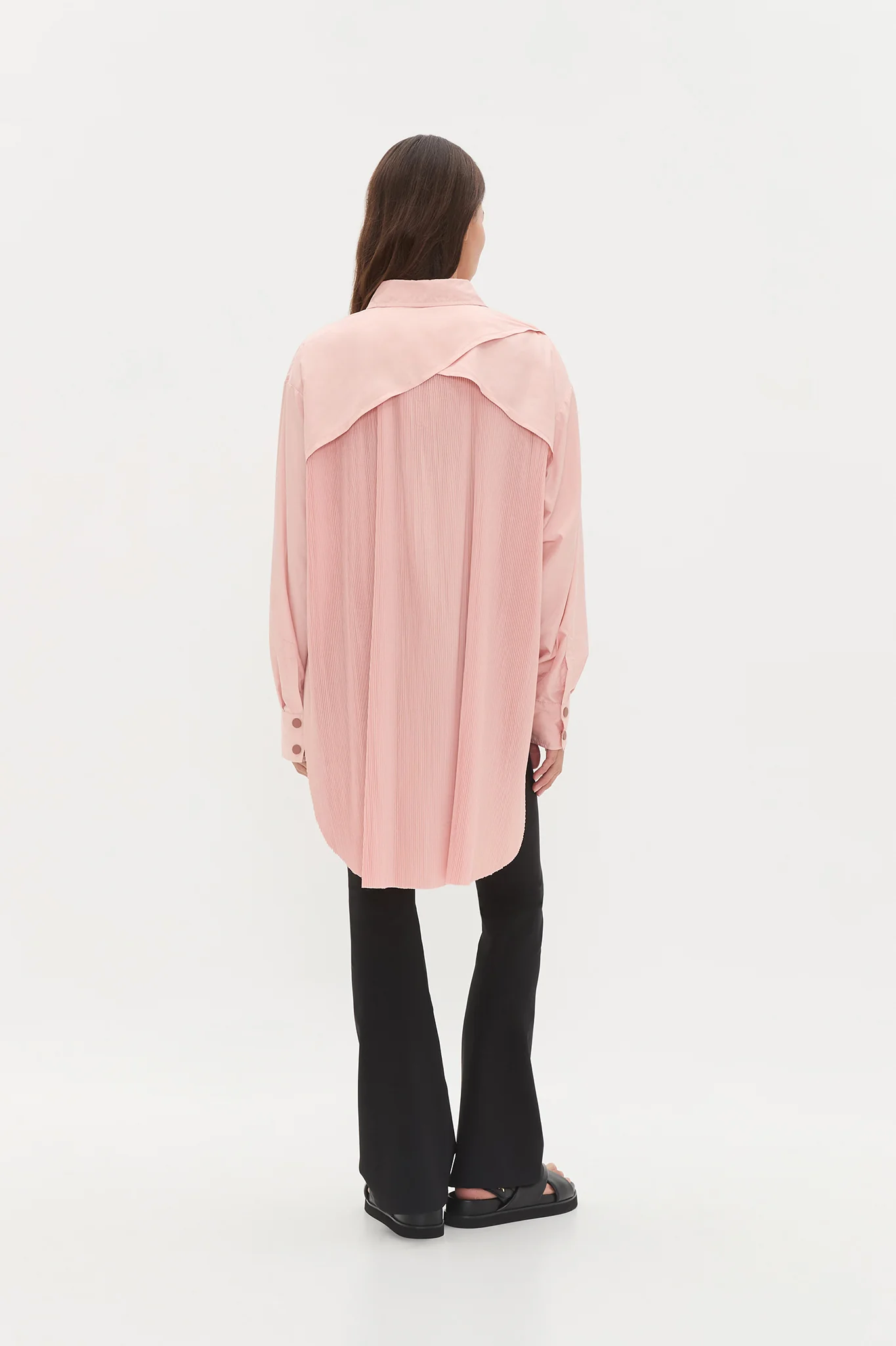 Pleated Windbreaker Shirt 406 - Image 7