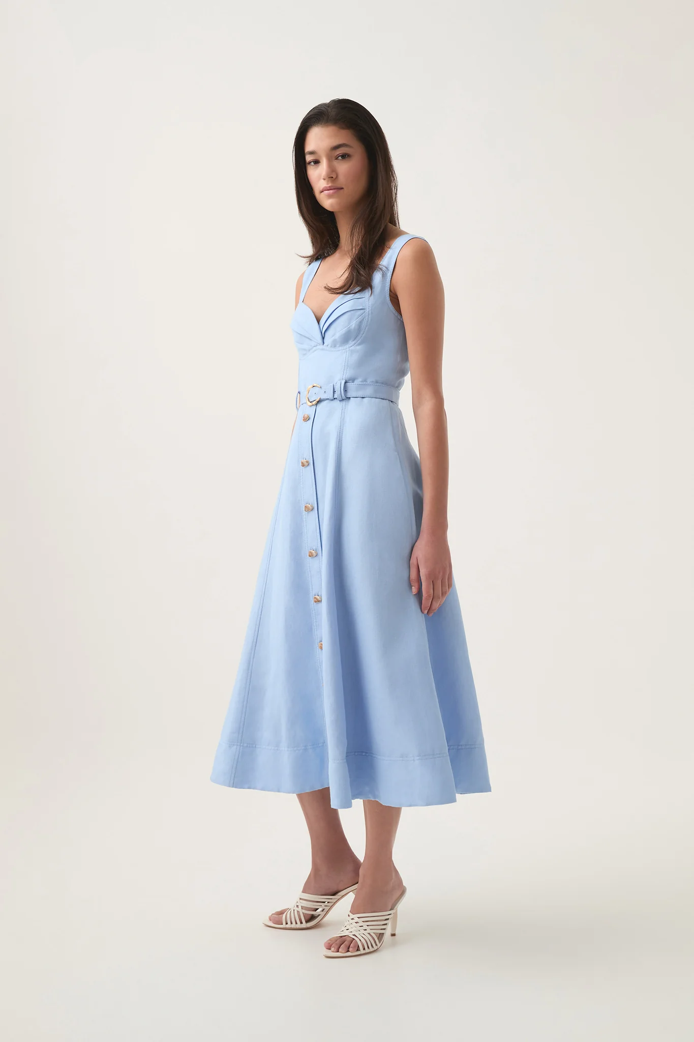 Primary Belted Midi Dress - Image 5