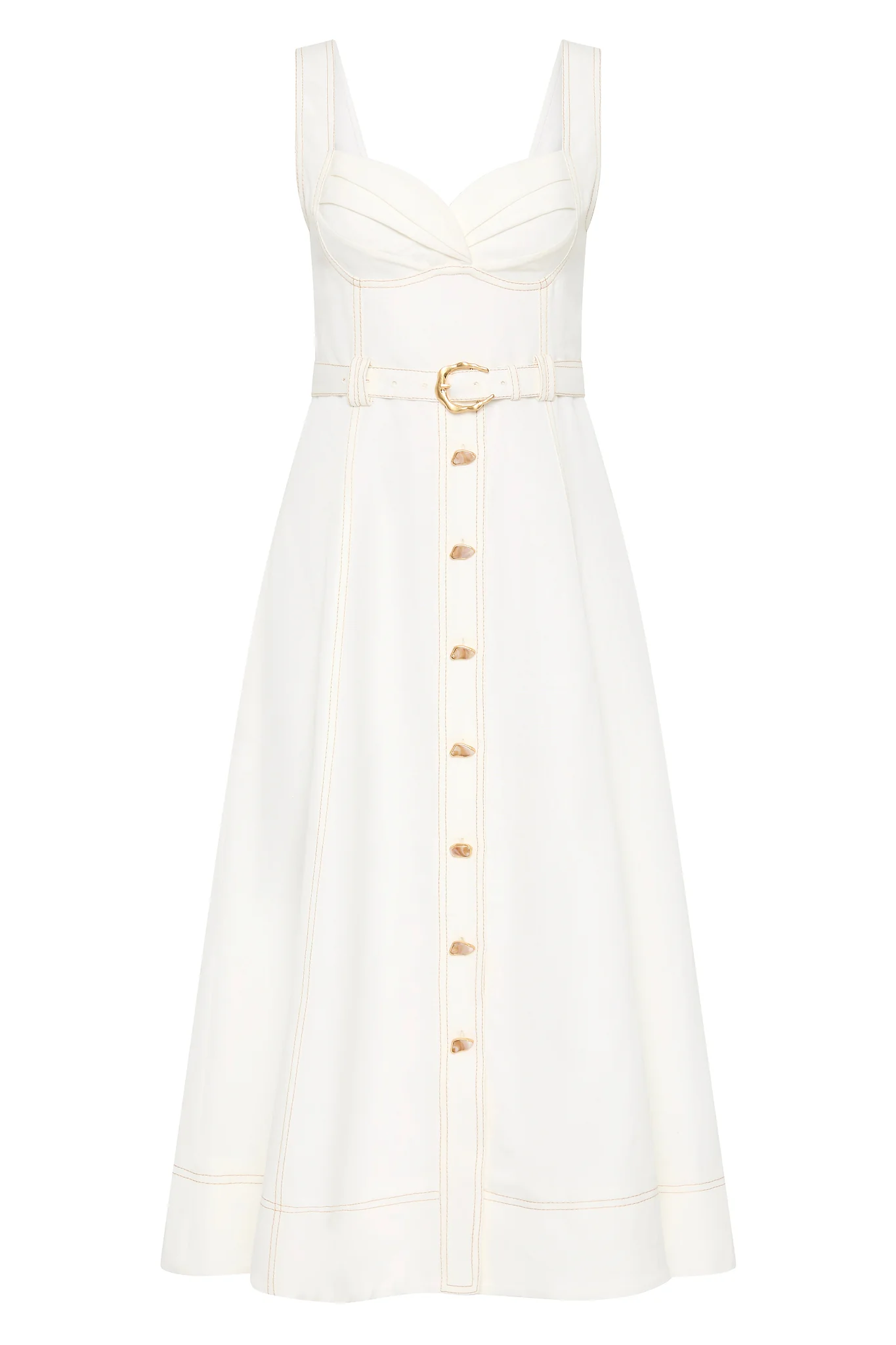 Primary Belted Midi Dress - Image 2