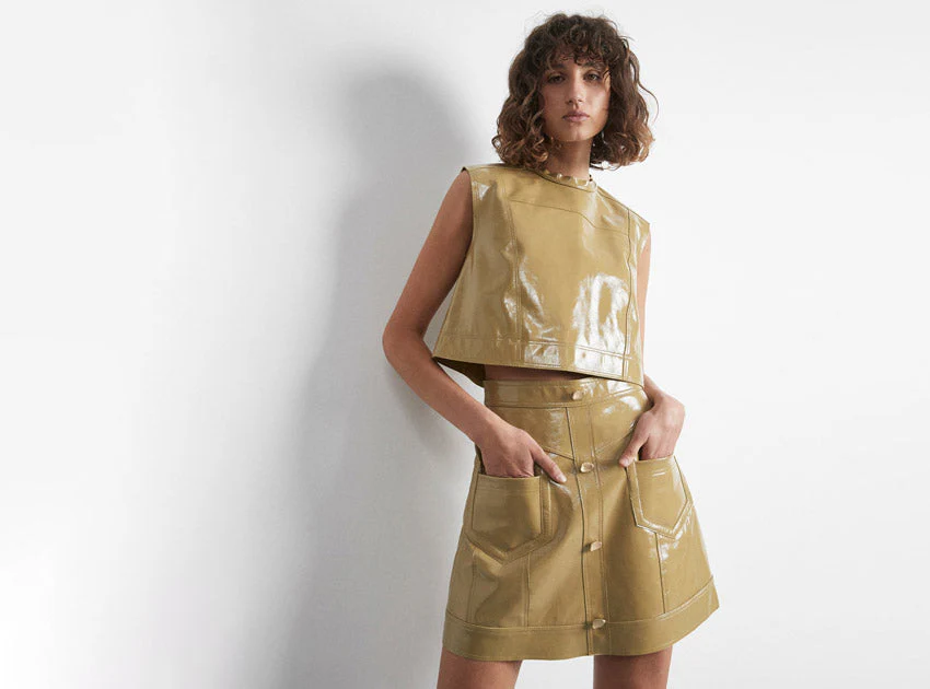 Promenade Leather Shell Top - Image 8