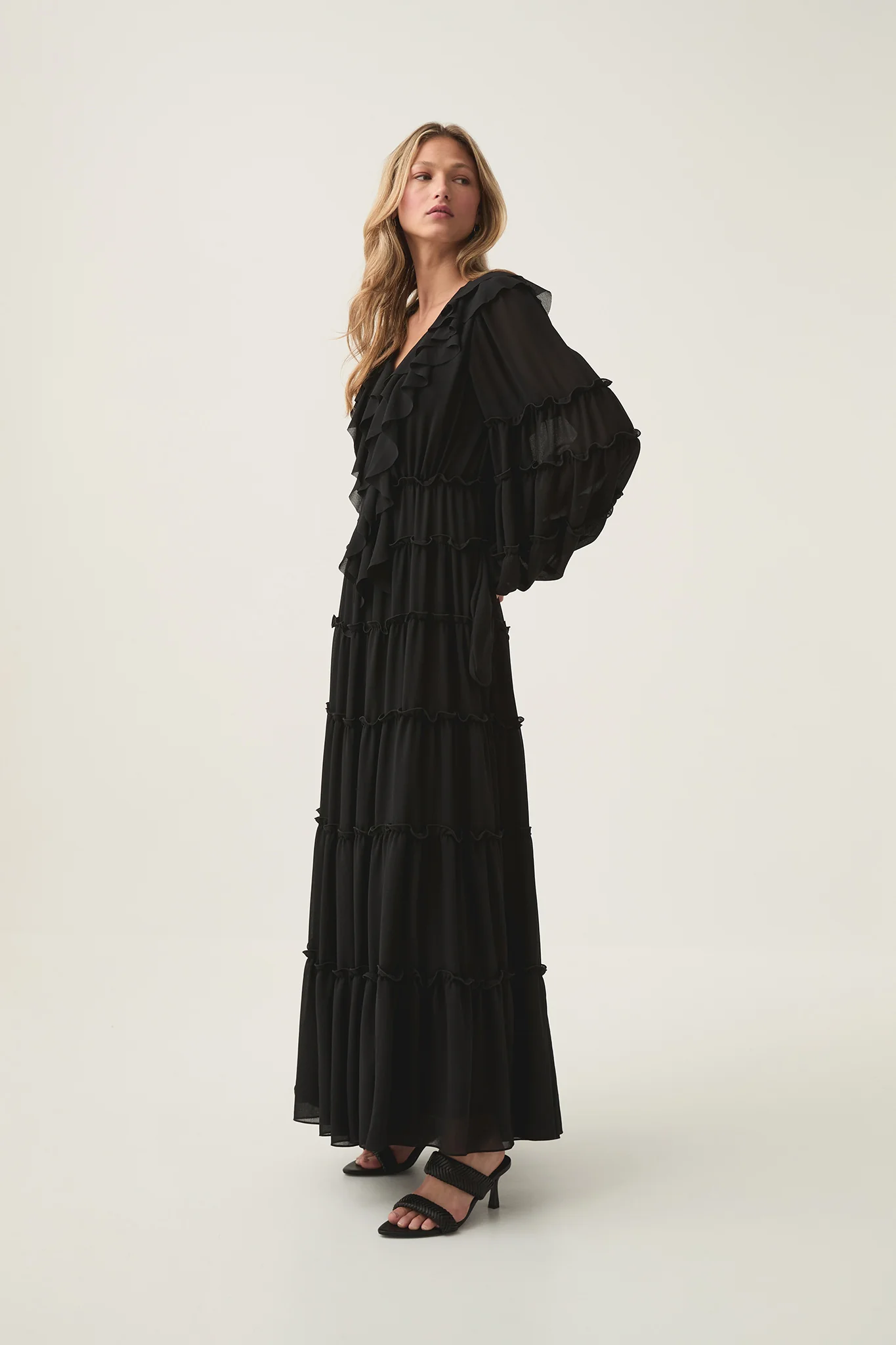 Protea Ruffle Maxi Dress - Image 3