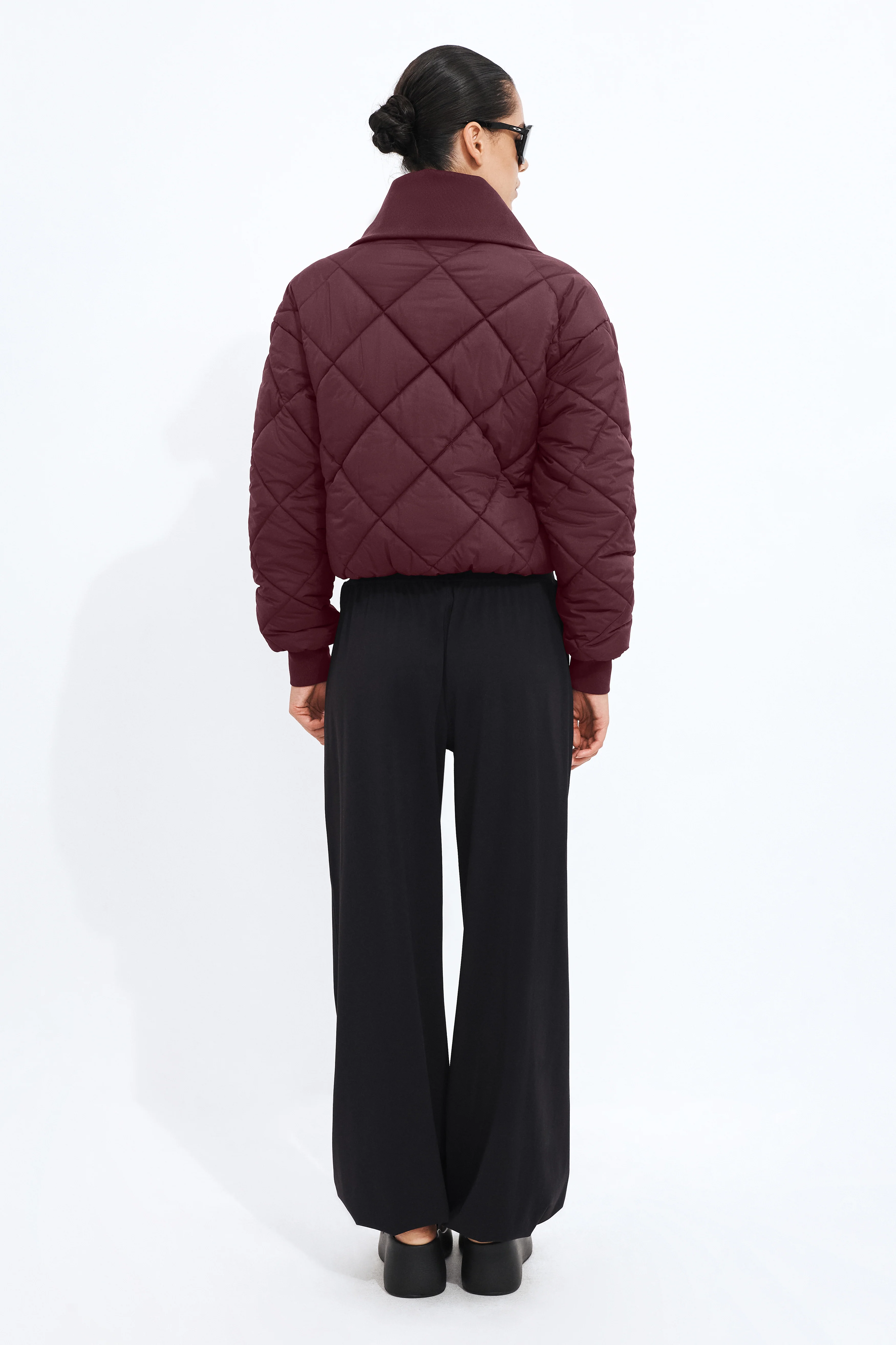 Quilted Bomber Jacket - Image 5