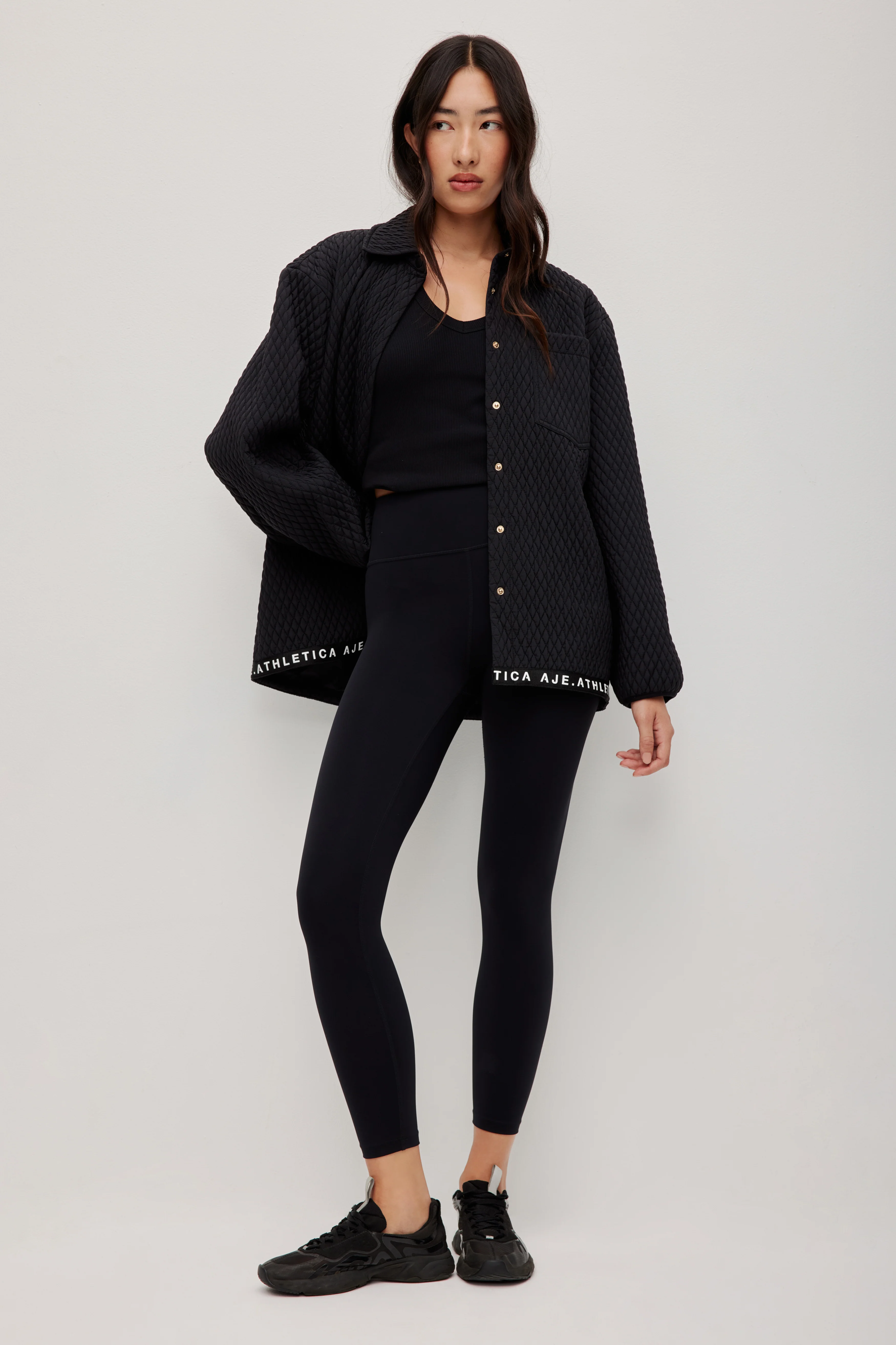 Quilted Logotape Shirt 406 - Image 9