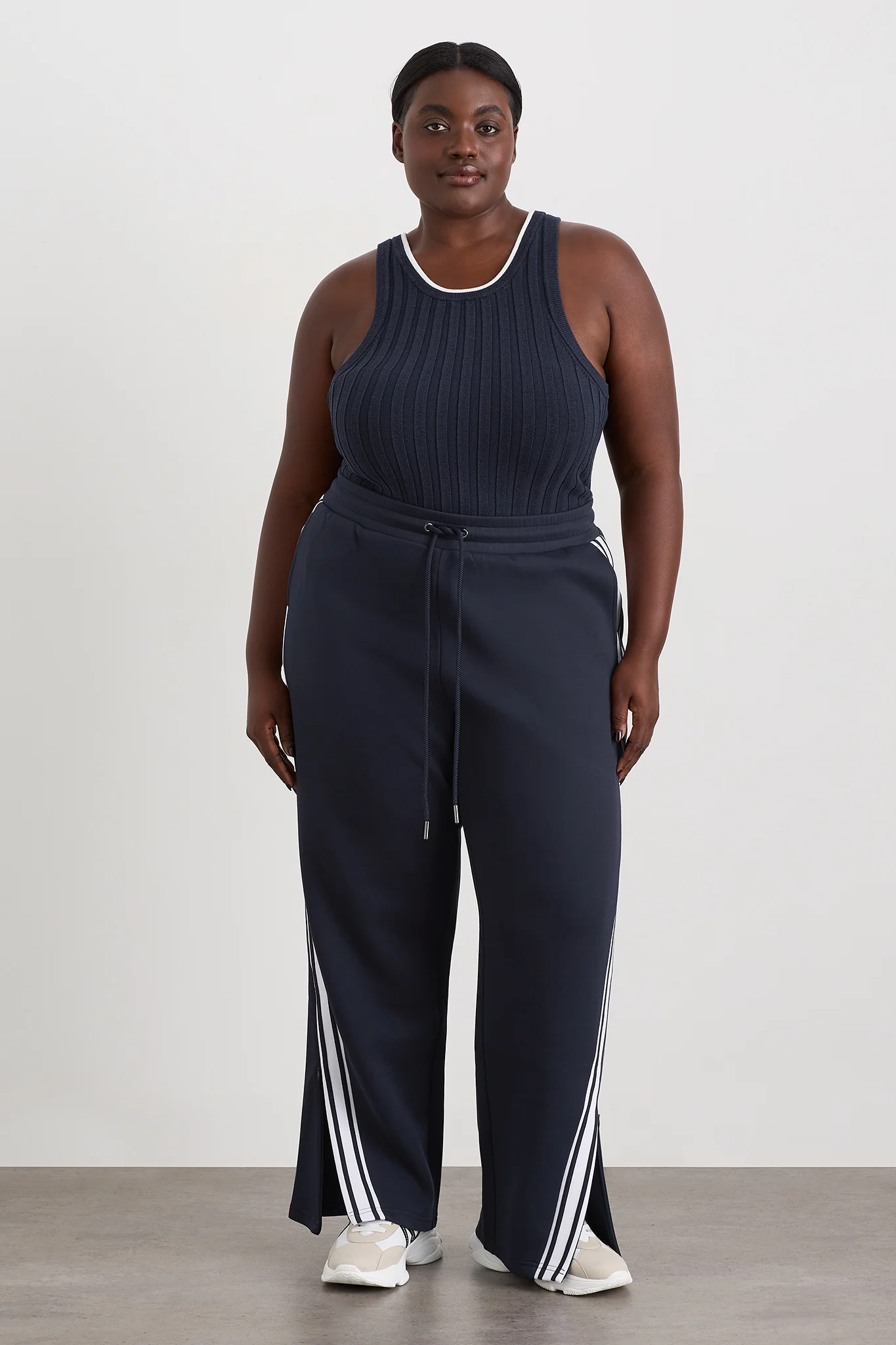 Racer Split Knit Top 107 - Image 11