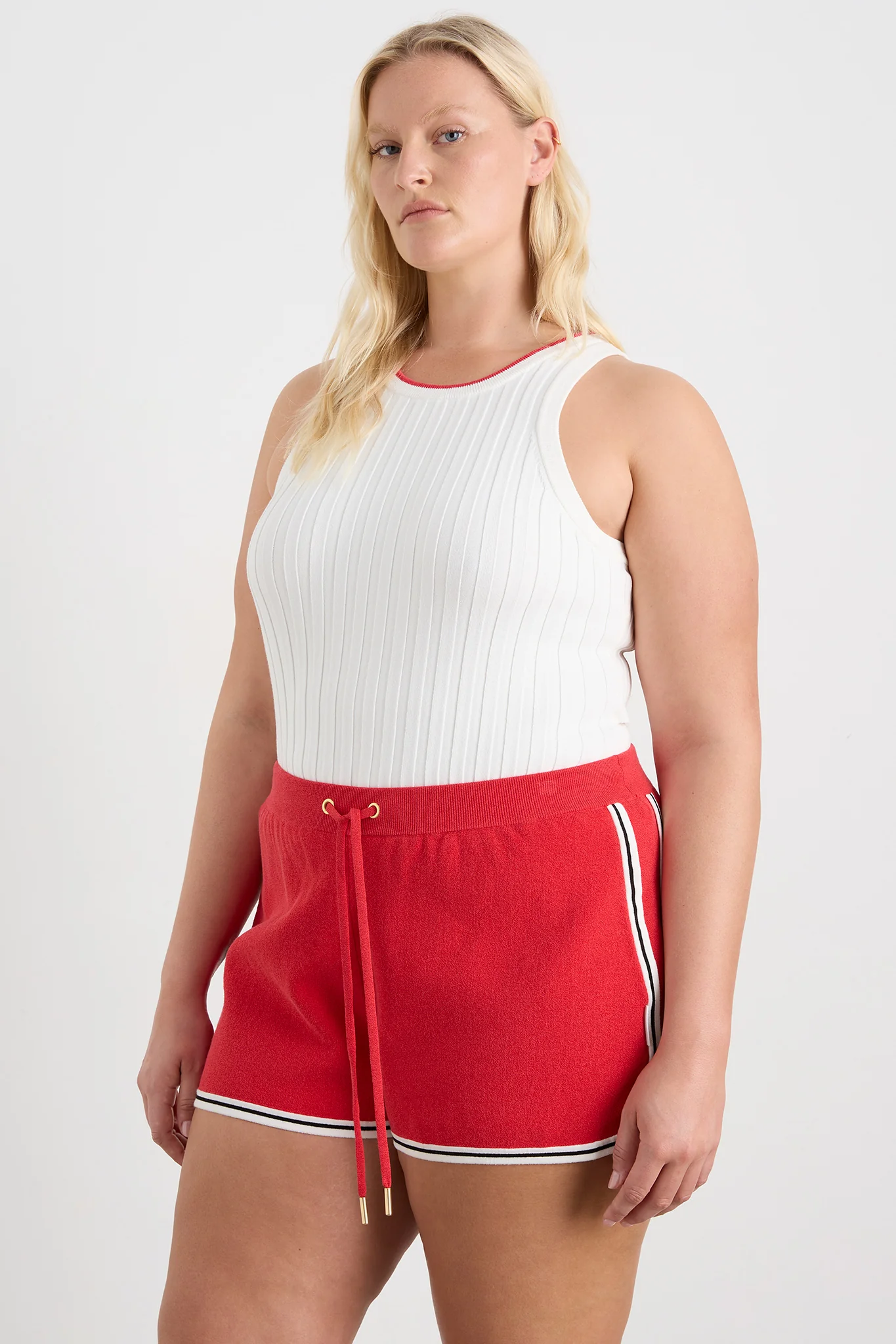 Racer Split Knit Top 107 - Image 11