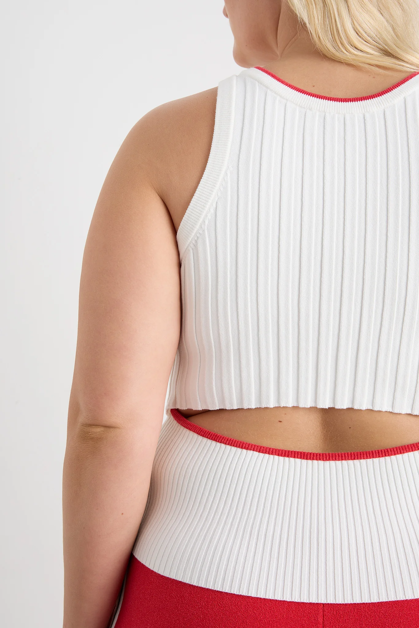 Racer Split Knit Top 107 - Image 13