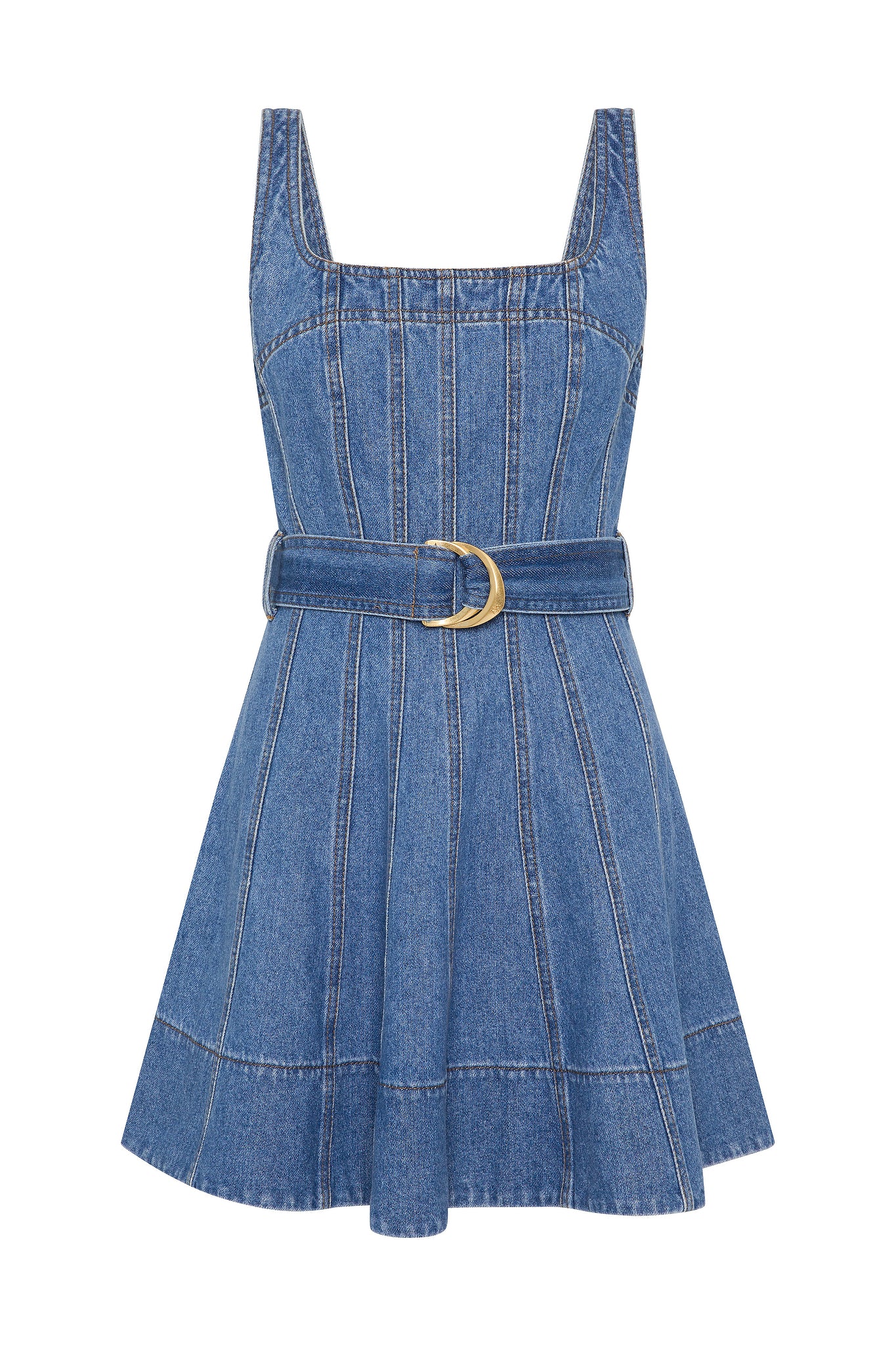 Rainer Denim Mini Dress - Image 2