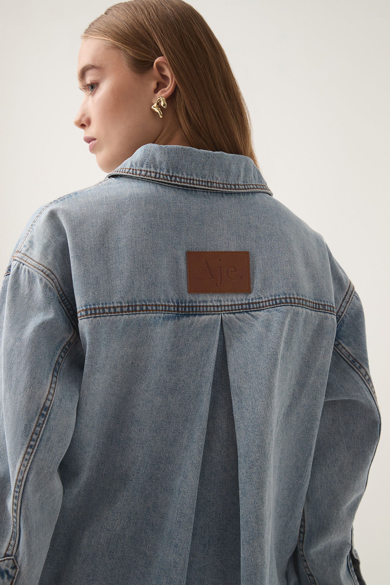 Ray Longline Denim Shirt - Image 7
