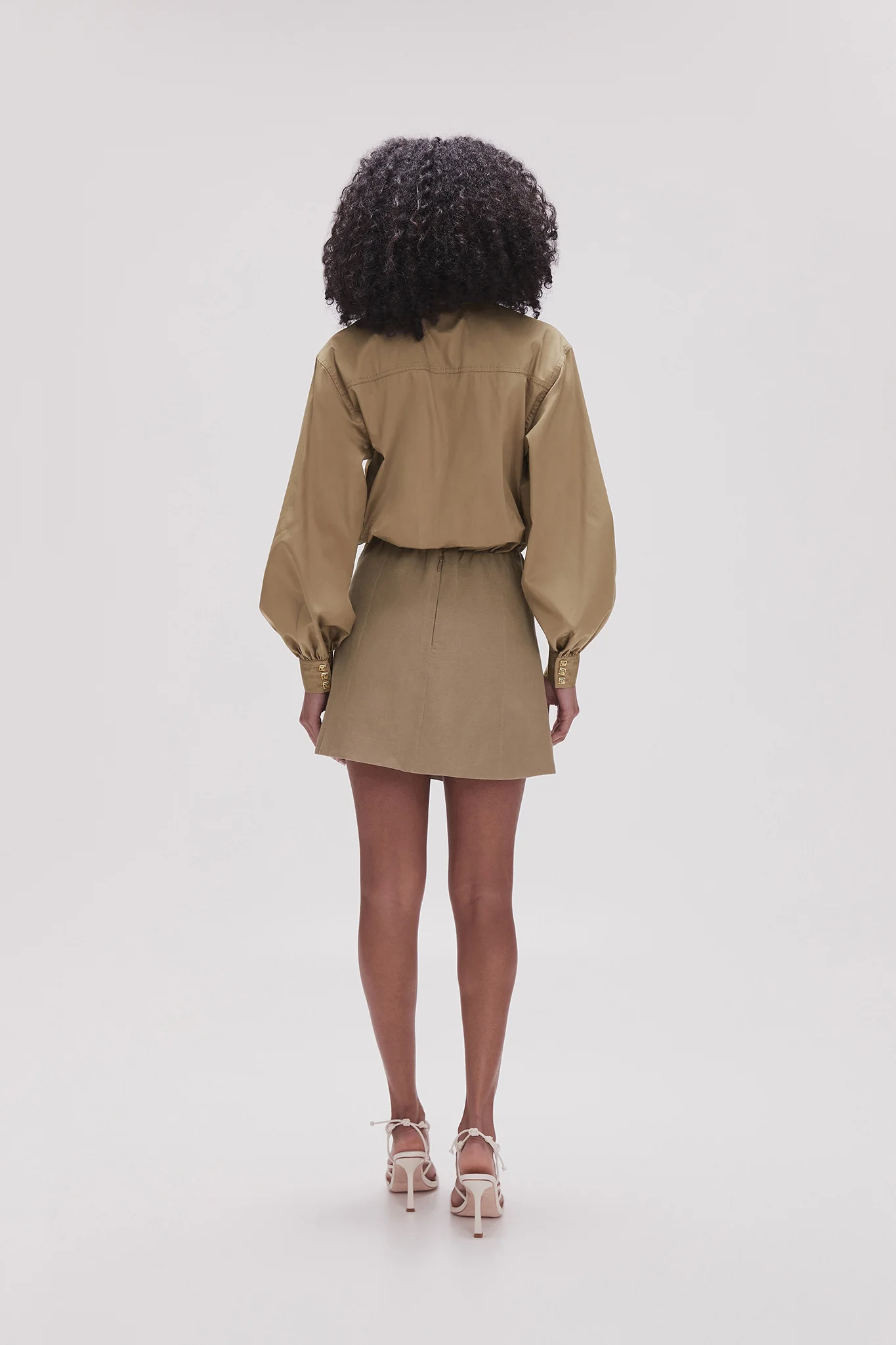Realm Wrap Front Mini Skirt - Image 5