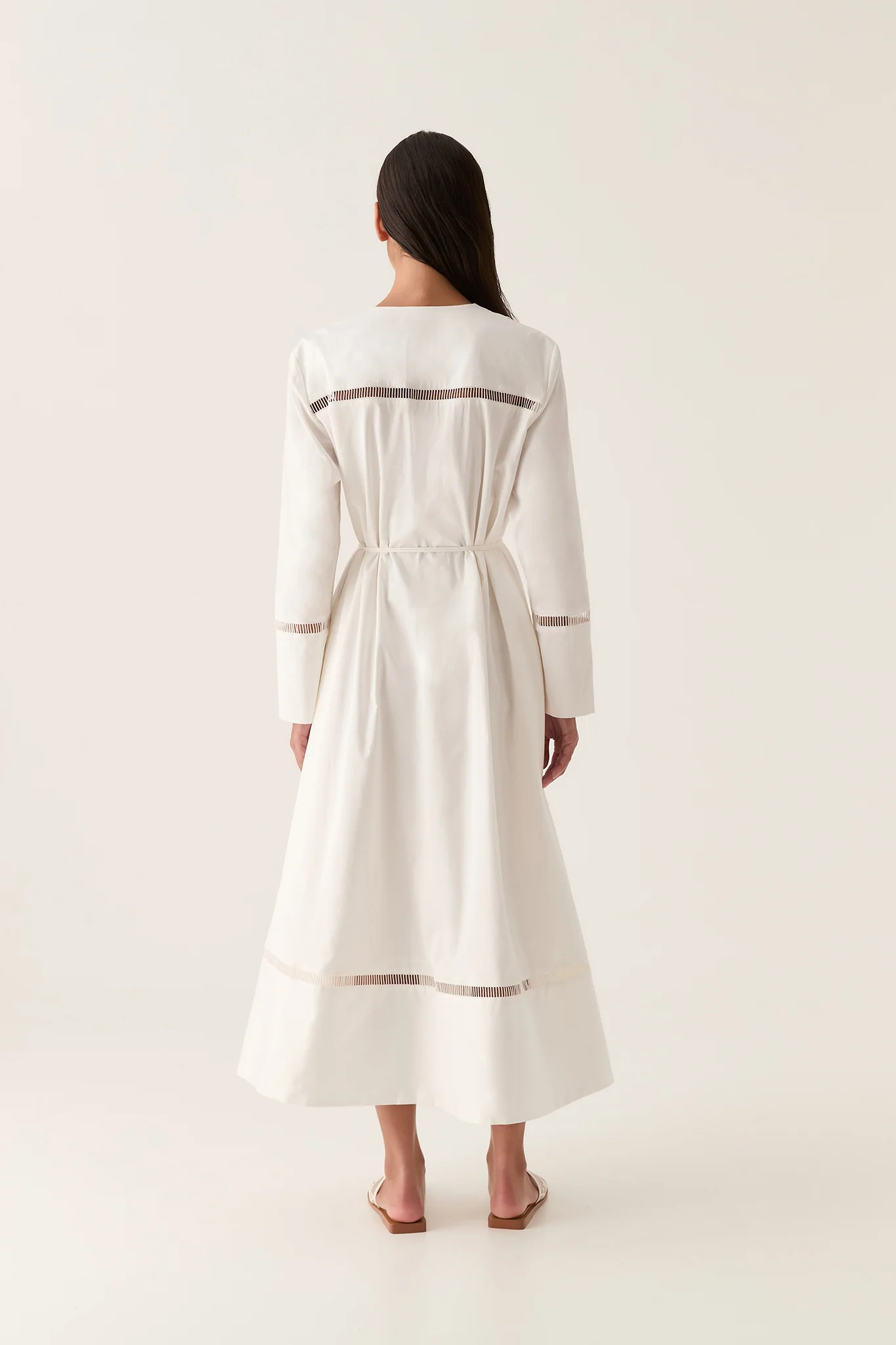 Reborn Ladder Trim Midi Dress - Image 6