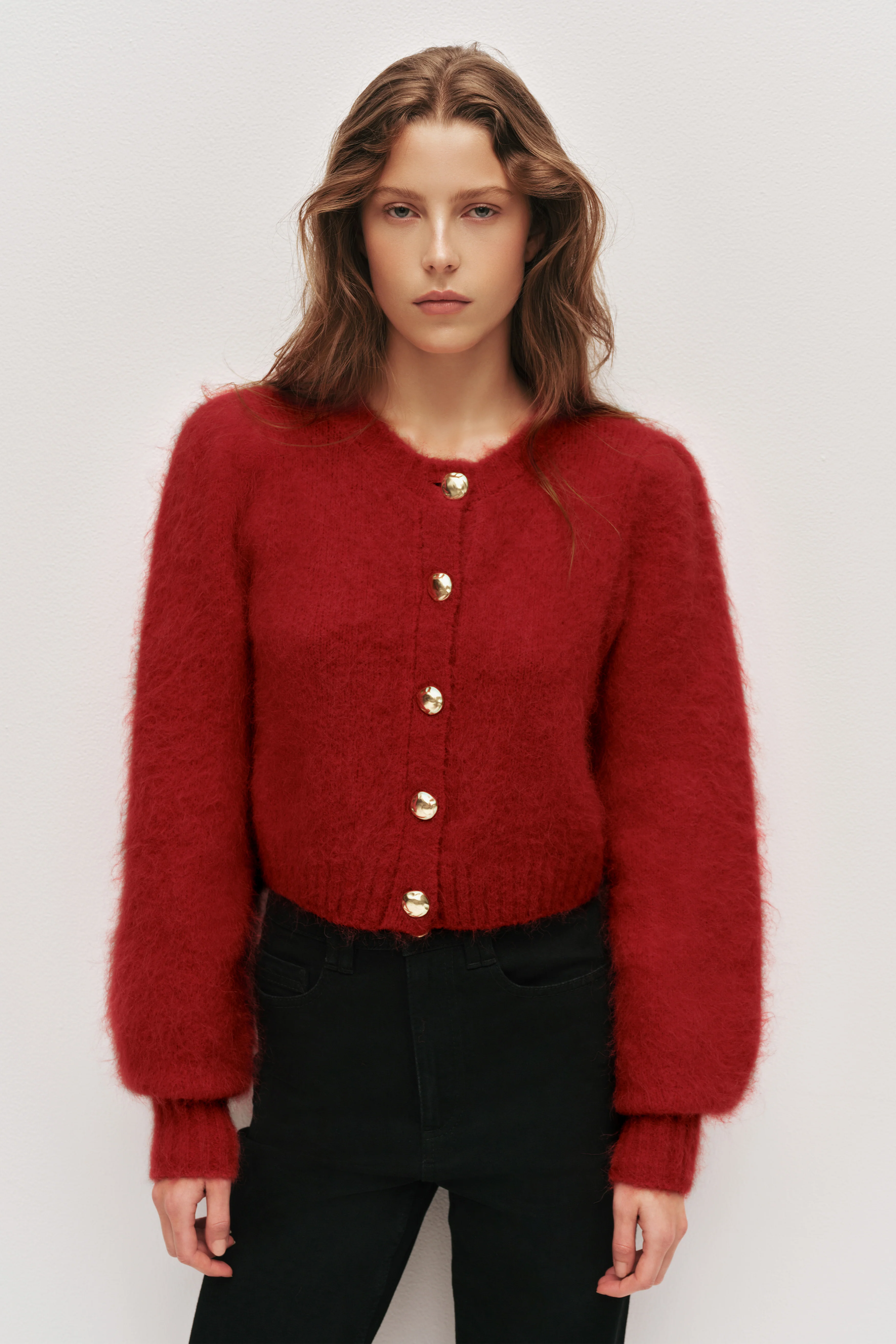 Renee Fluffy Cardigan - Image 3