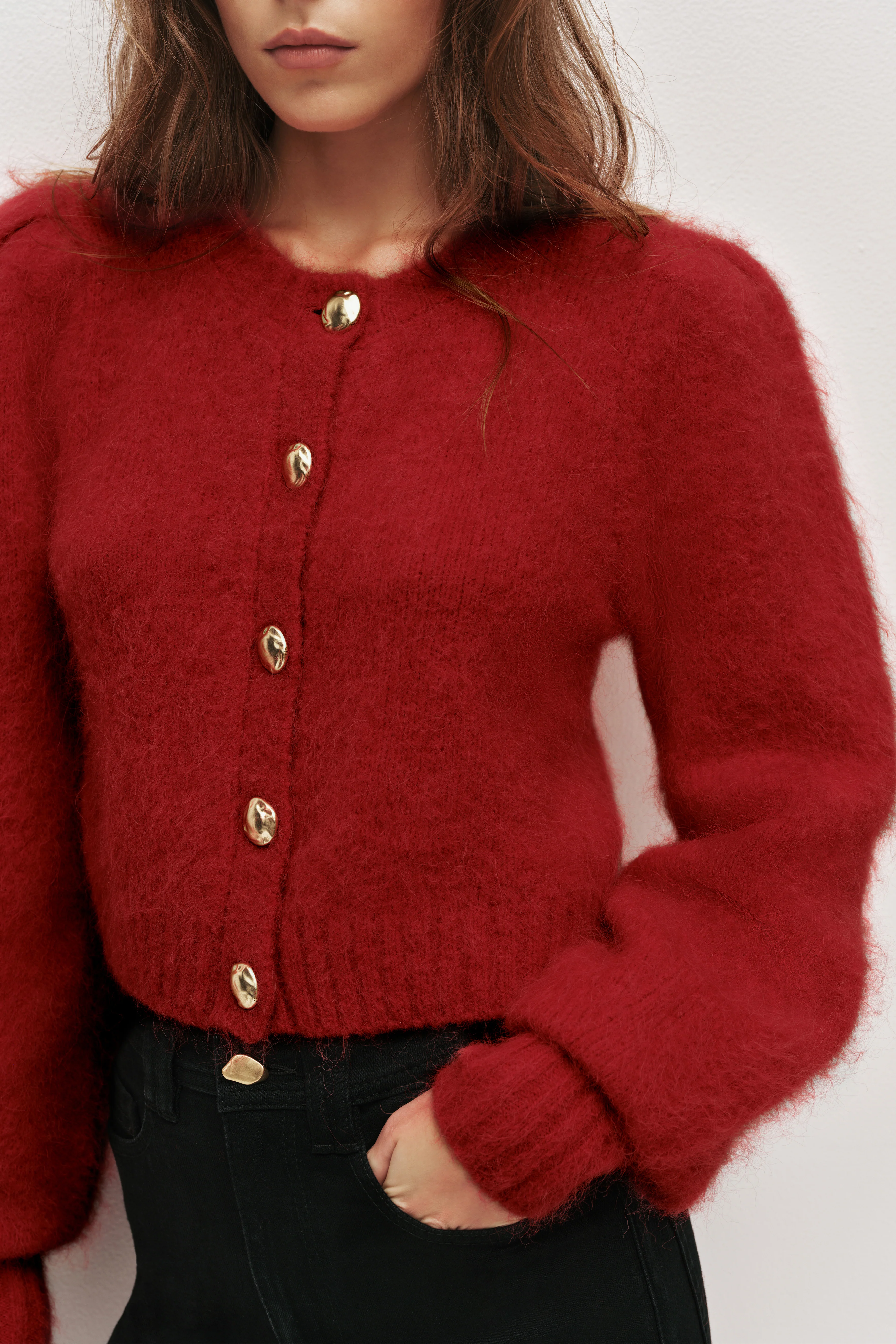 Renee Fluffy Cardigan - Image 4